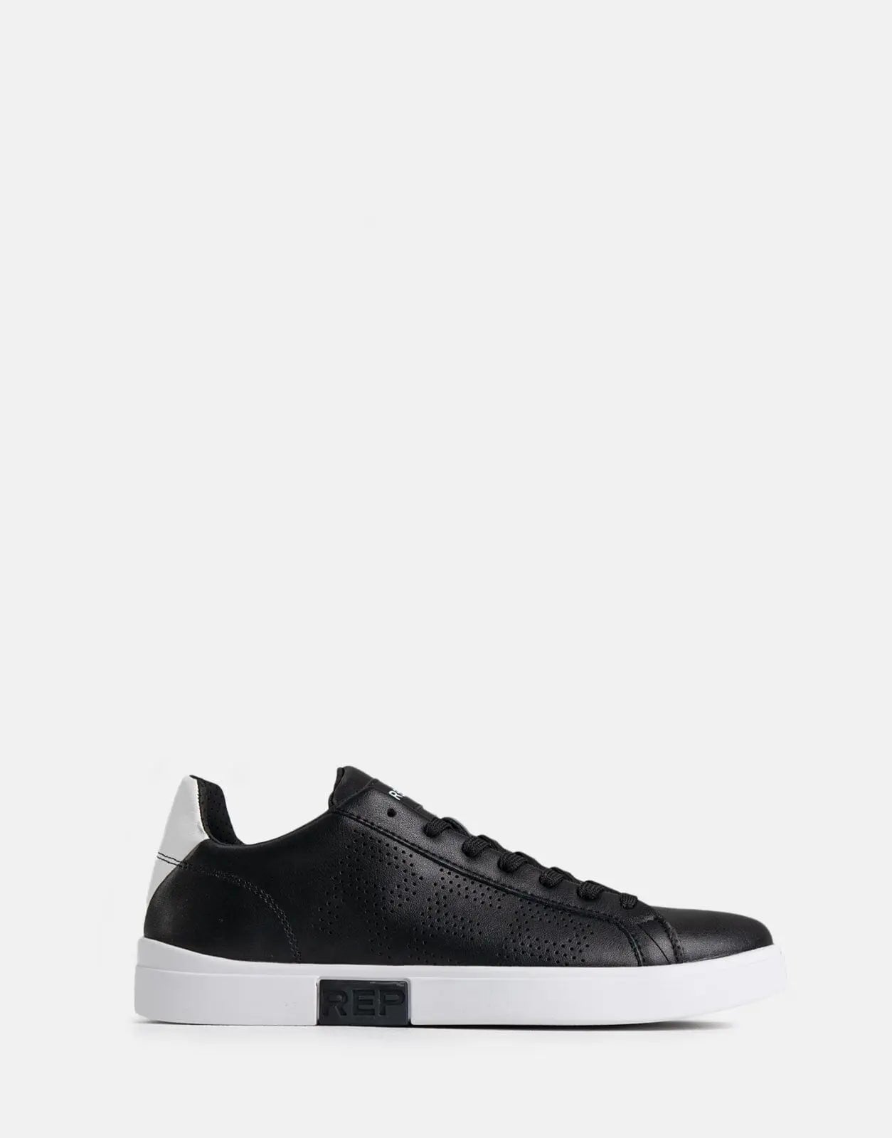 Replay Polys Studio Black/White Sneakers - Subwear