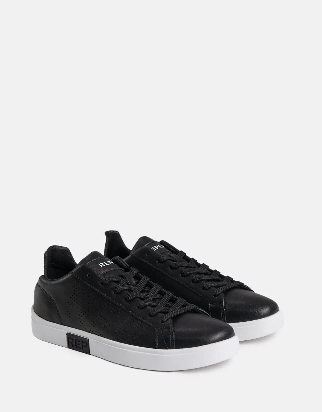 Replay Polys Studio Black/White Sneakers - Subwear
