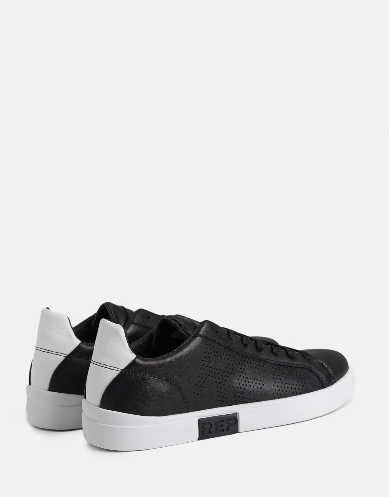 Replay Polys Studio Black/White Sneakers - Subwear