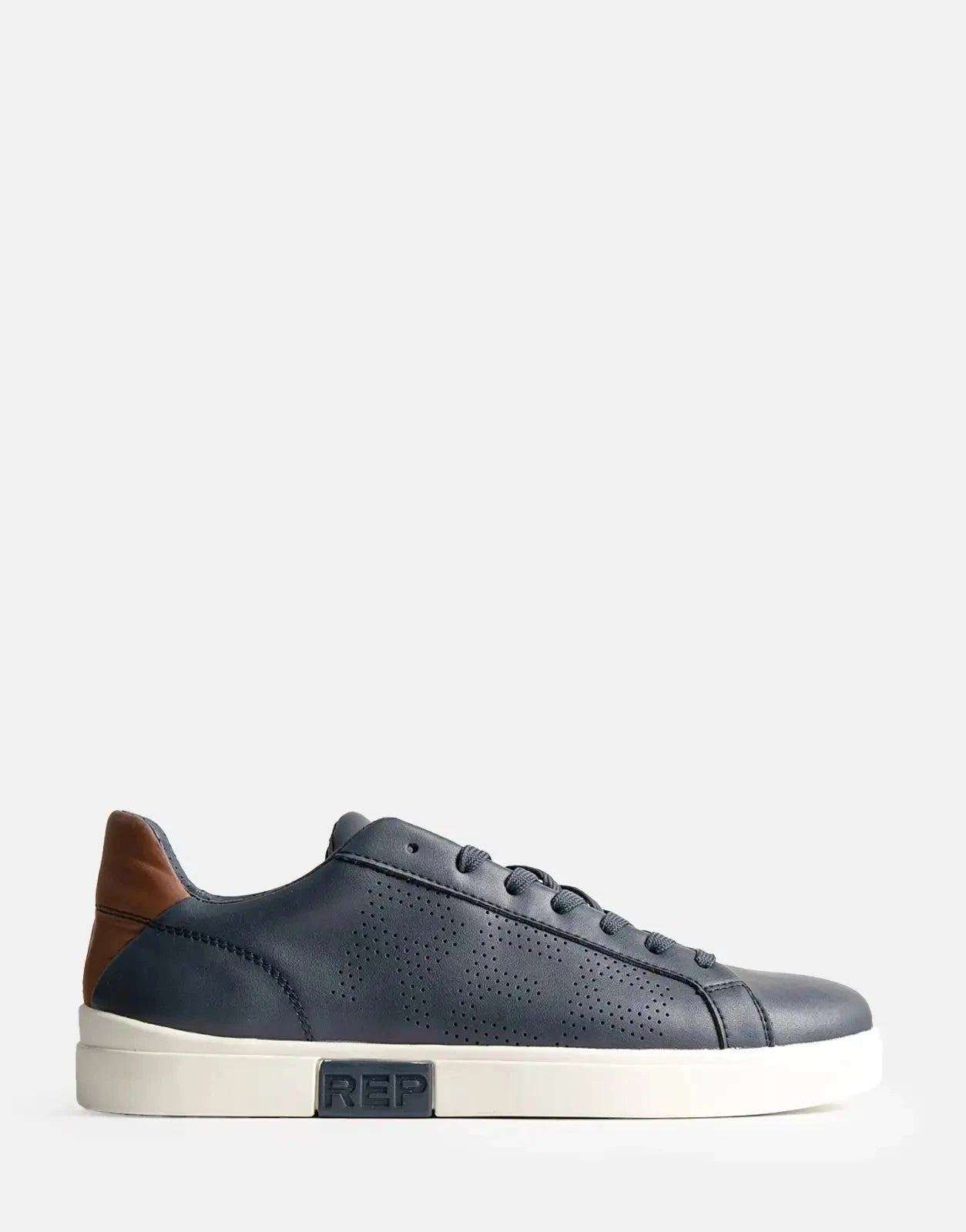 Replay Polys Studio Navy/Brown Sneakers - Subwear