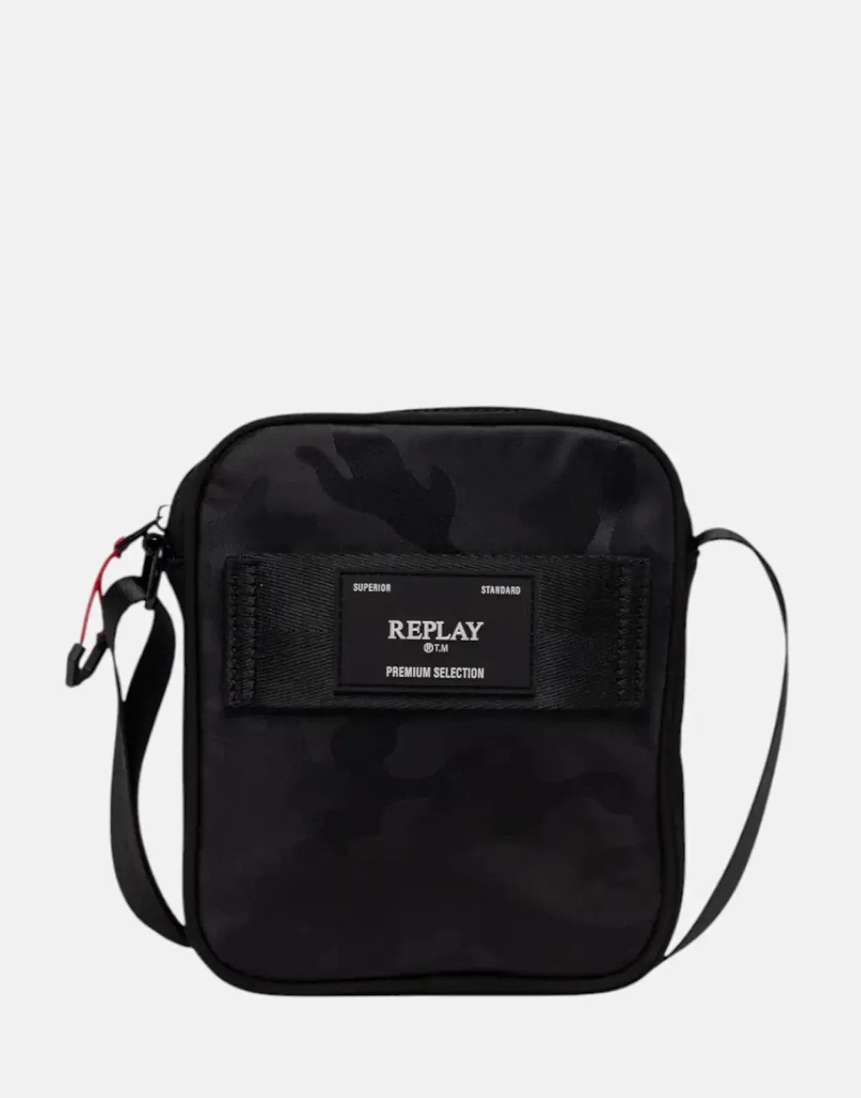 Replay Premium Selection Black Camo Side Bag - Subwear