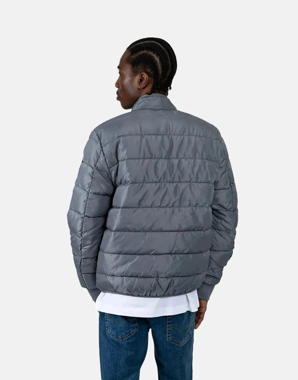 Replay Puffer Grey Jacket - Subwear