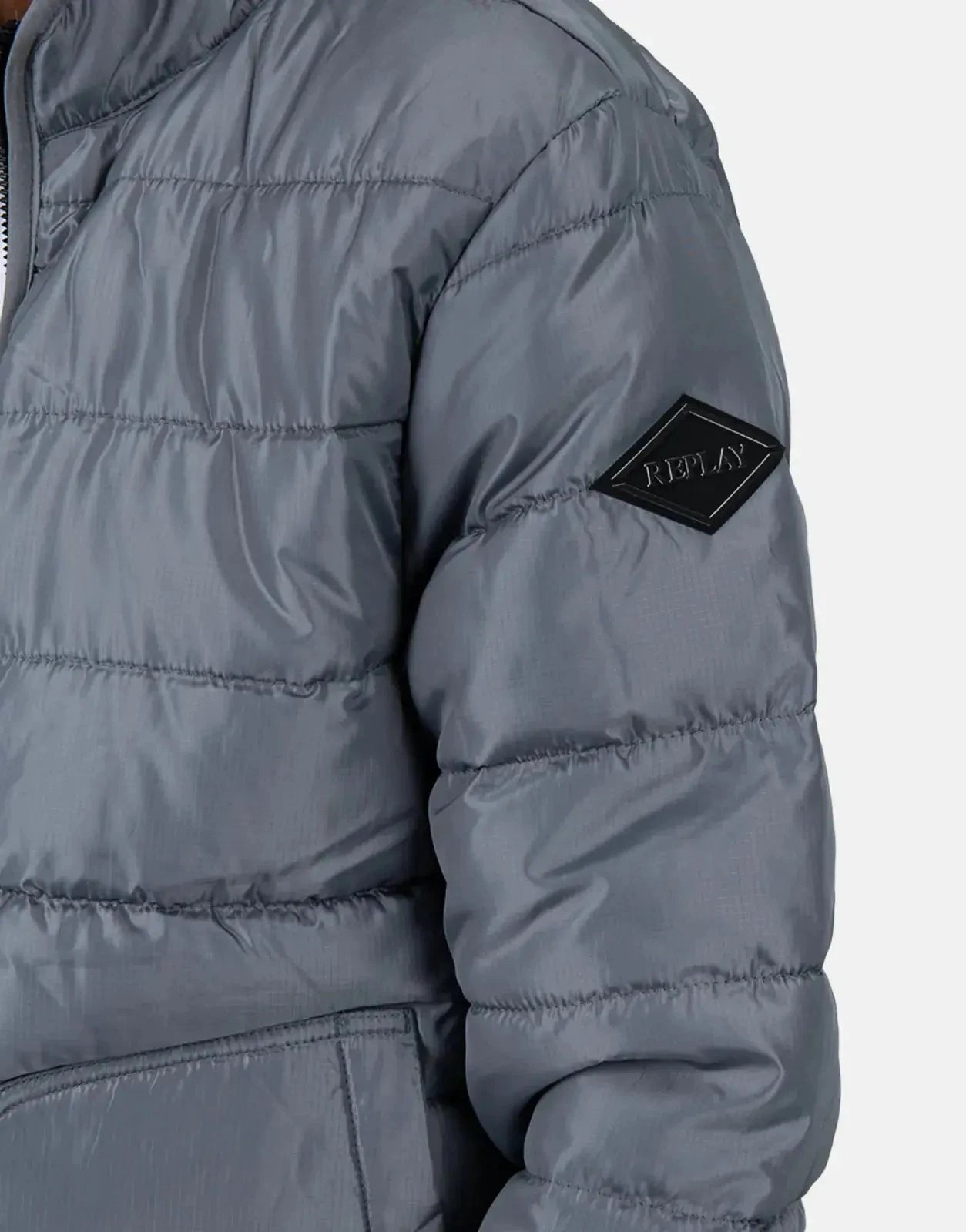 Replay Puffer Grey Jacket - Subwear