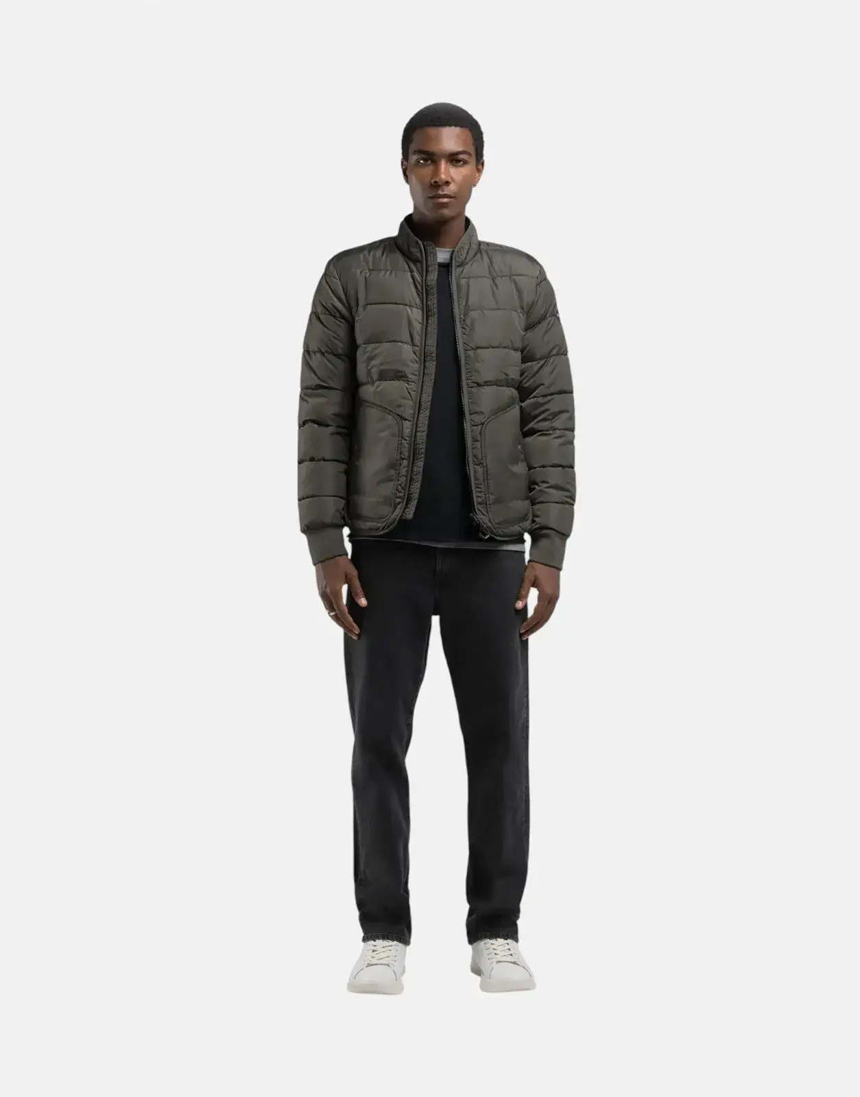 Replay Puffer Mil Green Jacket - Subwear