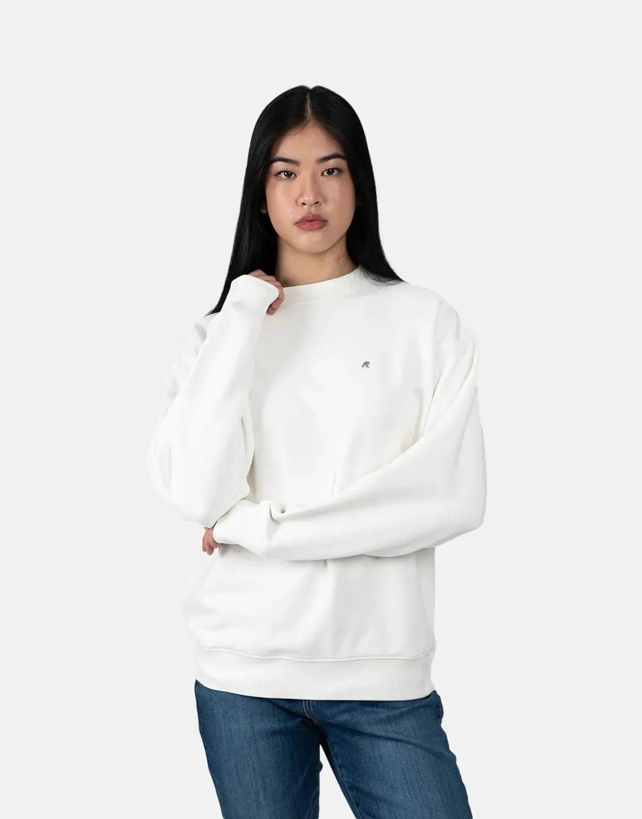 Replay R-Logo White Sweatshirt - Subwear