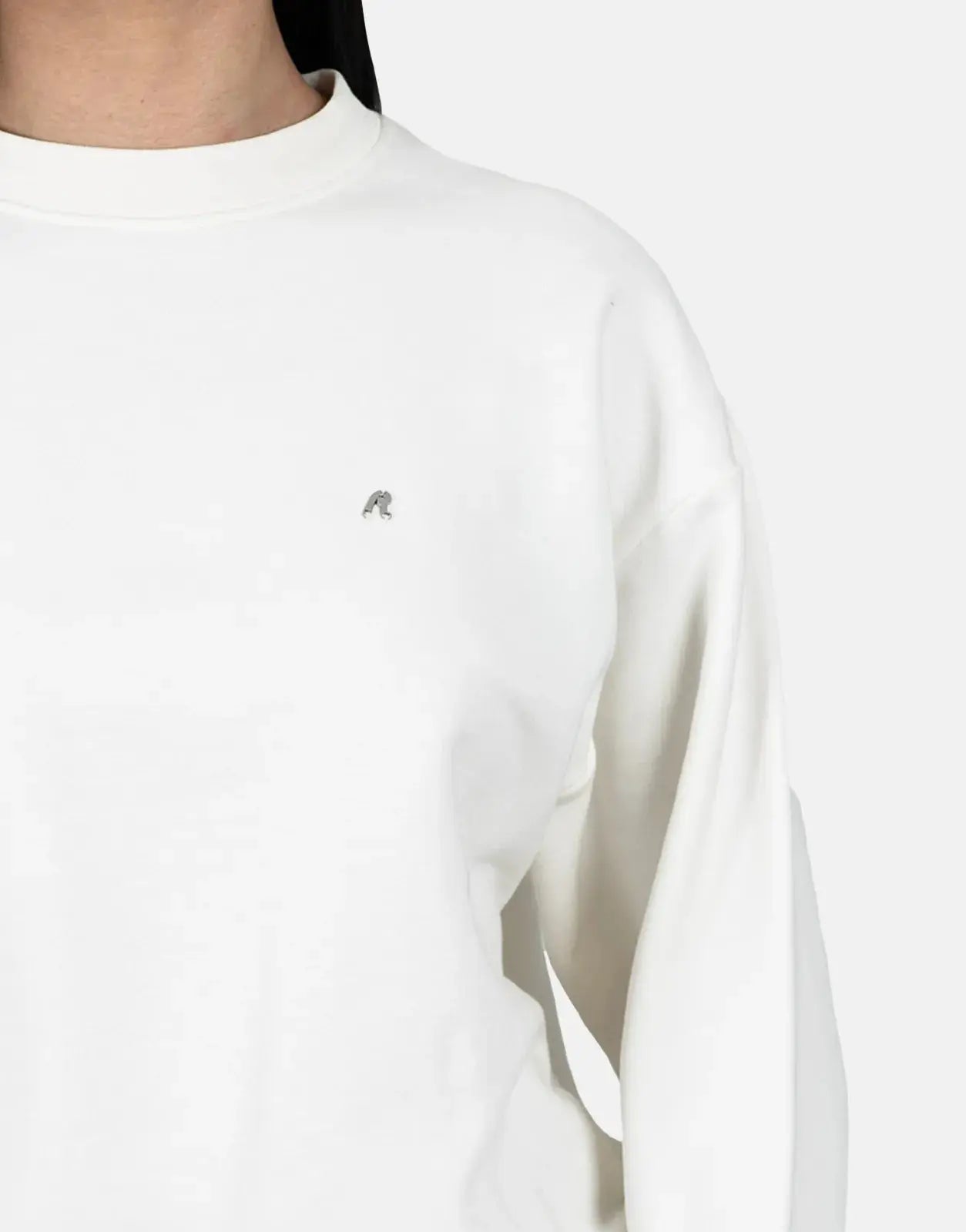 Replay R-Logo White Sweatshirt - Subwear