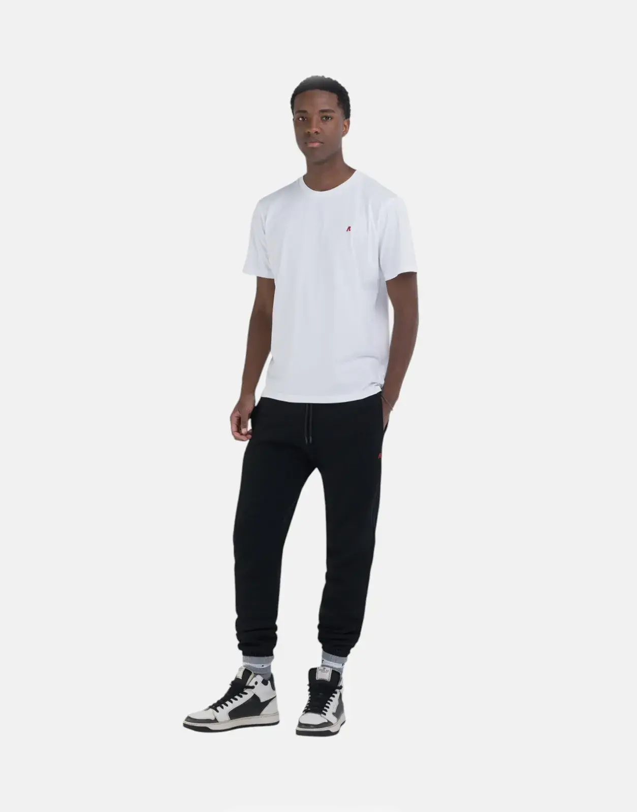 Replay R Logo White T-Shirt - Subwear