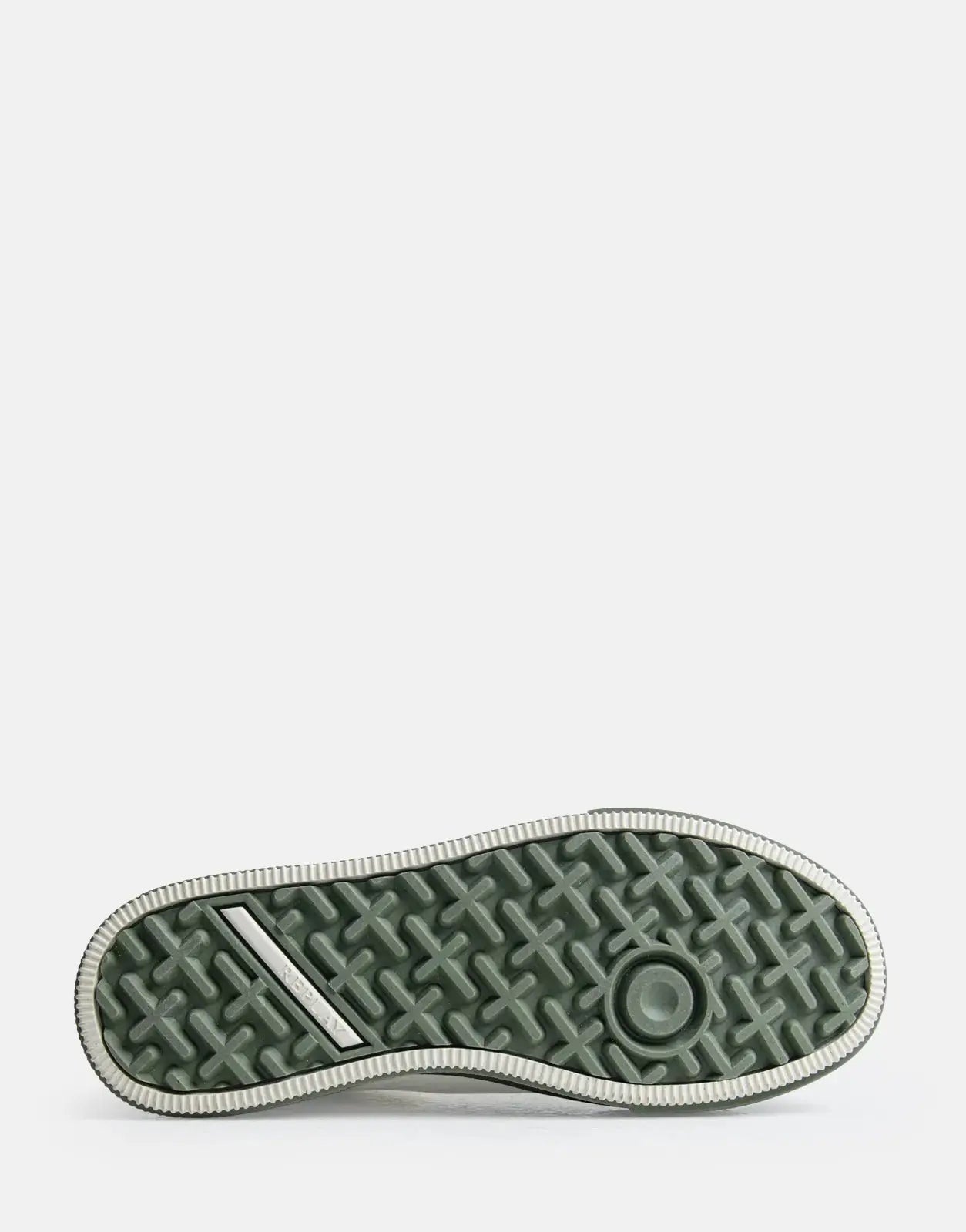 Replay Raily Base Ecru Green Sneakers - Subwear