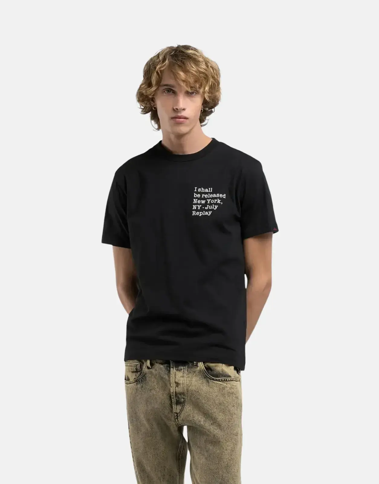 Replay Released Black T-Shirt - Subwear