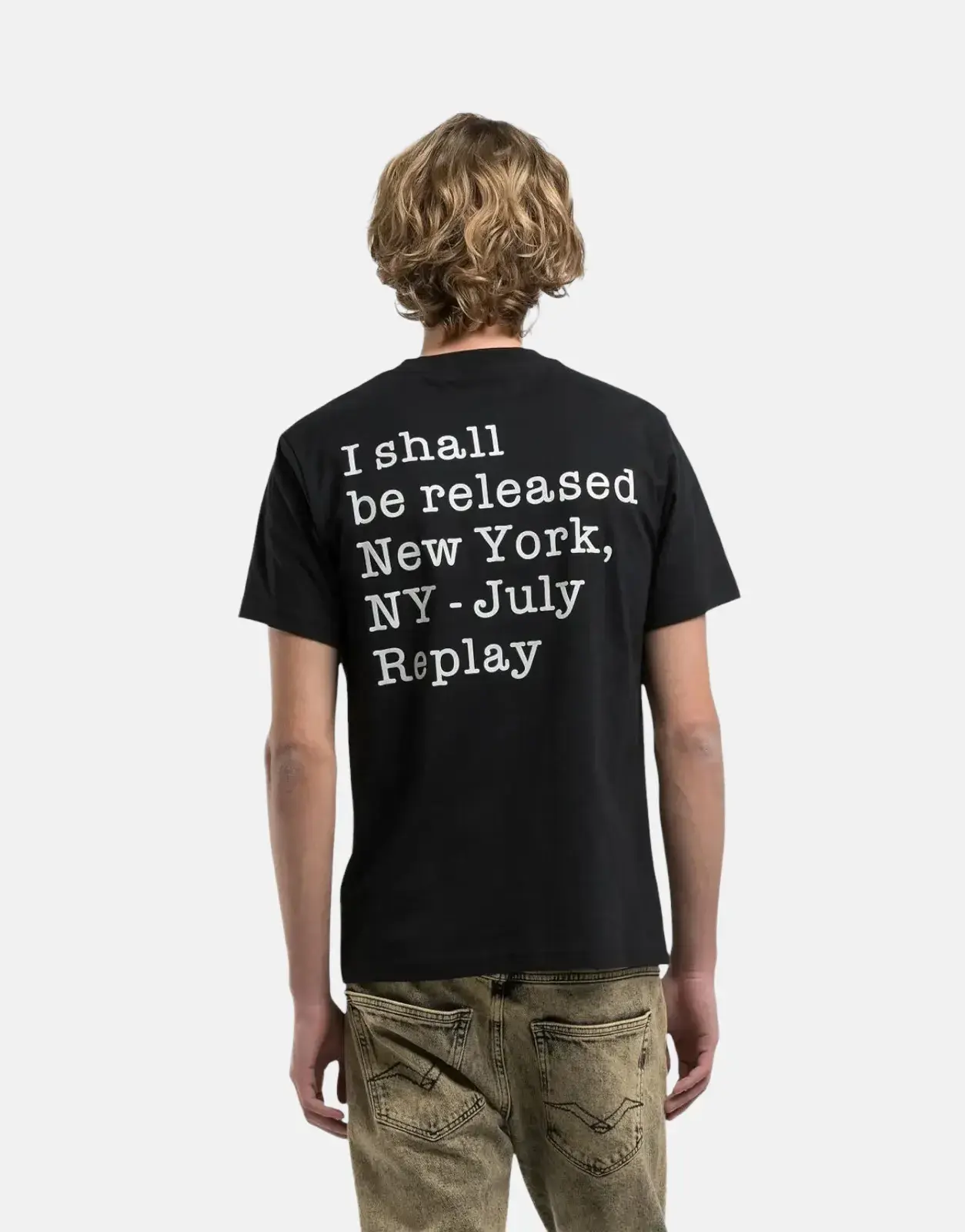 Replay Released Black T-Shirt - Subwear