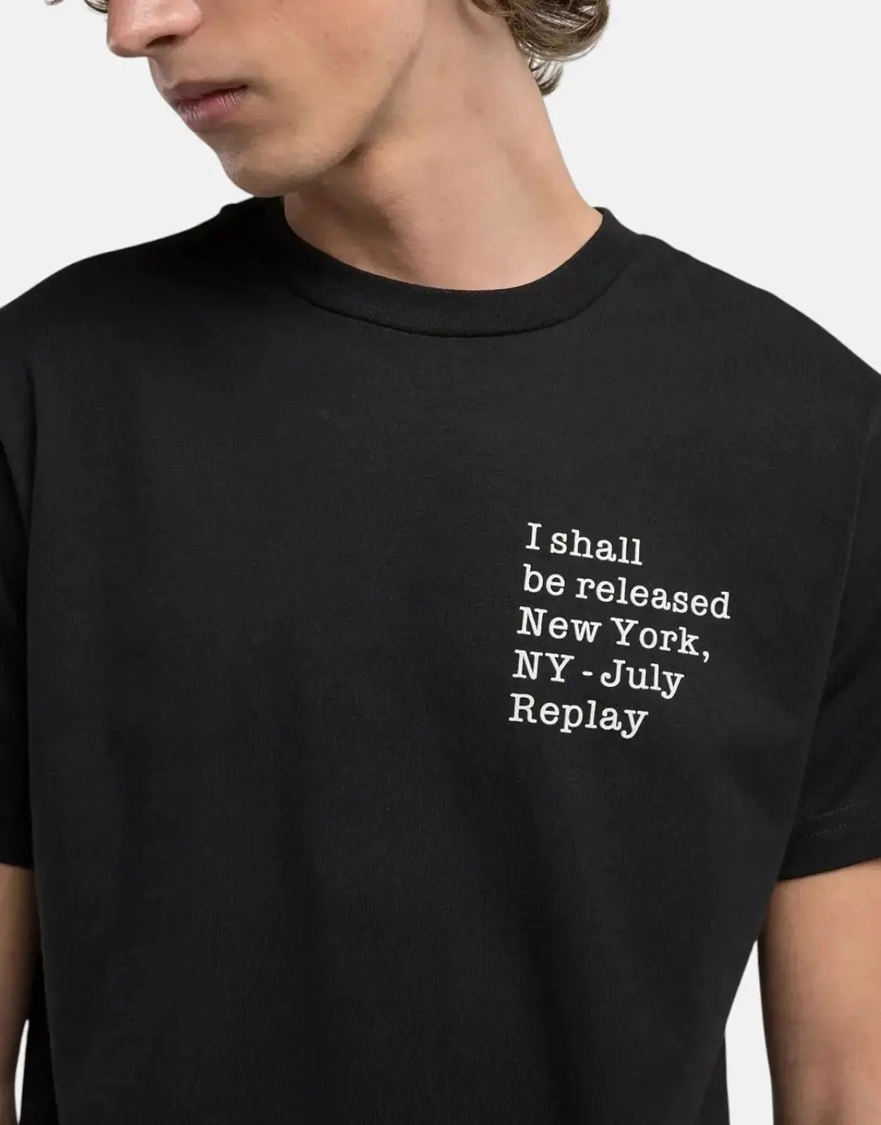 Replay Released Black T-Shirt - Subwear