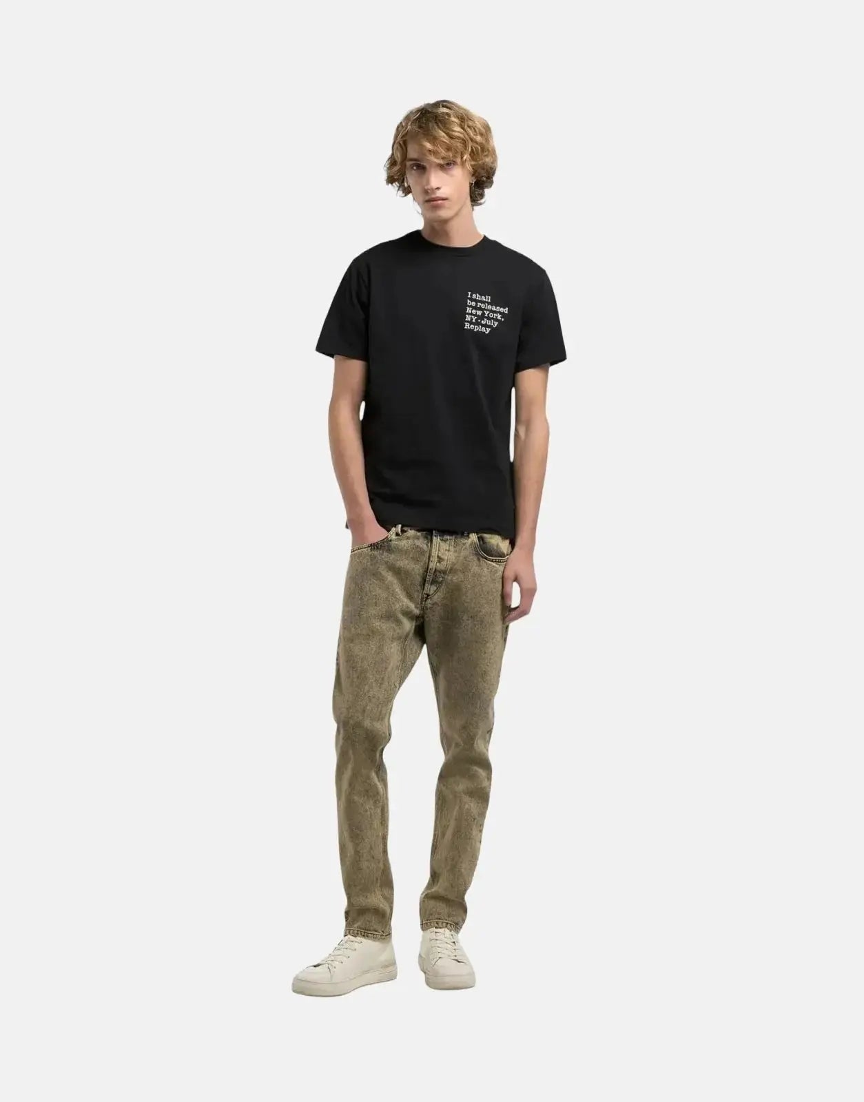 Replay Released Black T-Shirt - Subwear