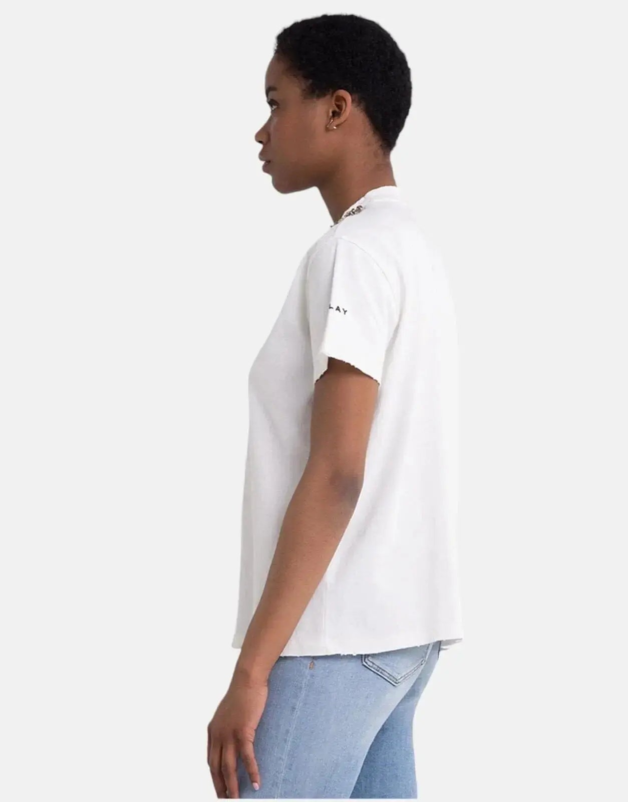 Replay Rhinestone Applique T-Shirt - Subwear