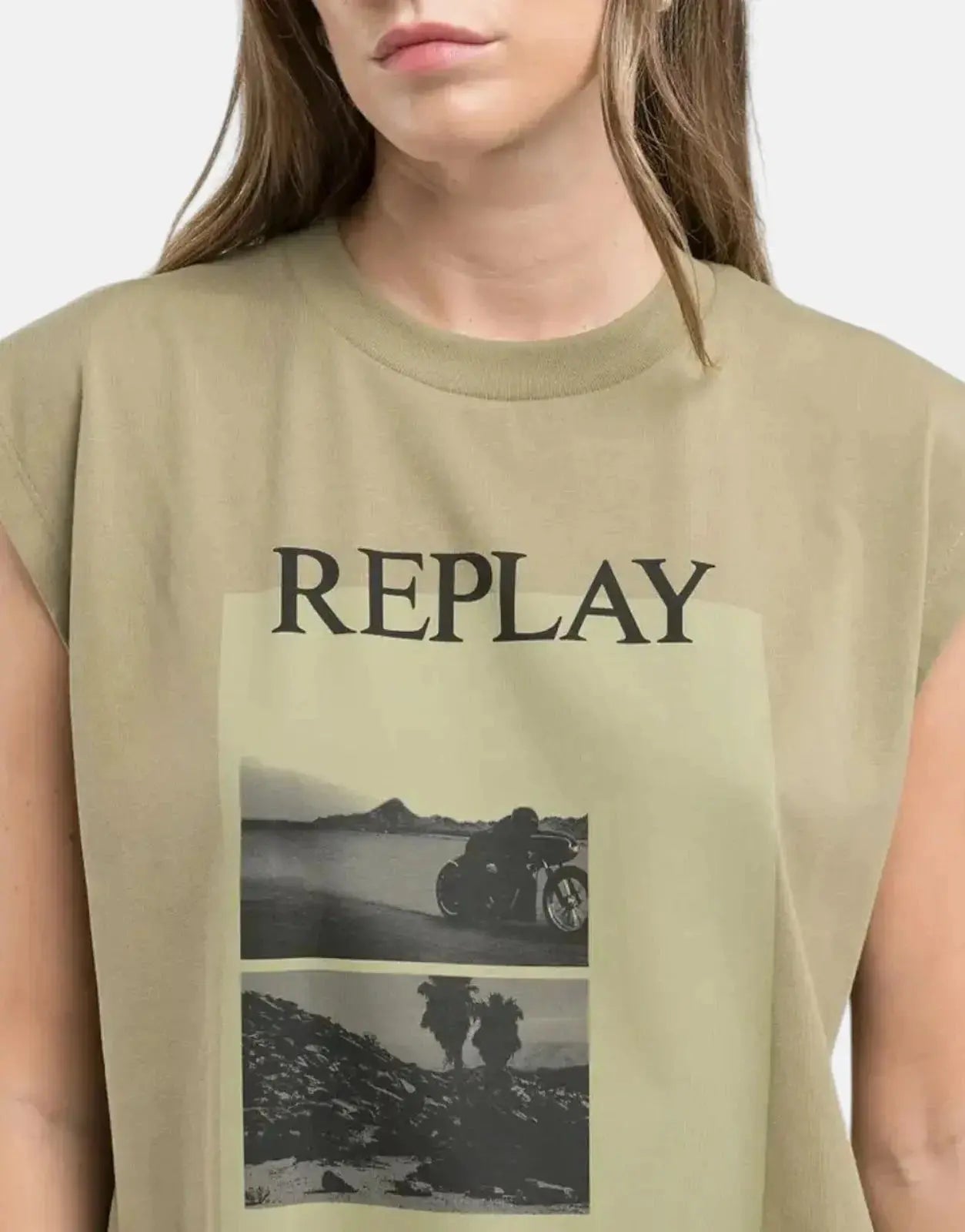 Replay Roadtrip Light Military Green T-Shirt - Subwear