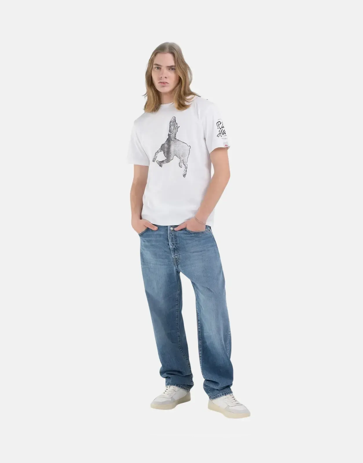 Replay Shadow Dog White T-Shirt - Subwear
