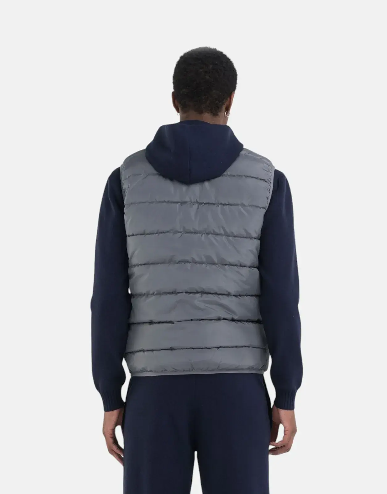 Replay Sleeveless Puffer Jacket Grey - Subwear