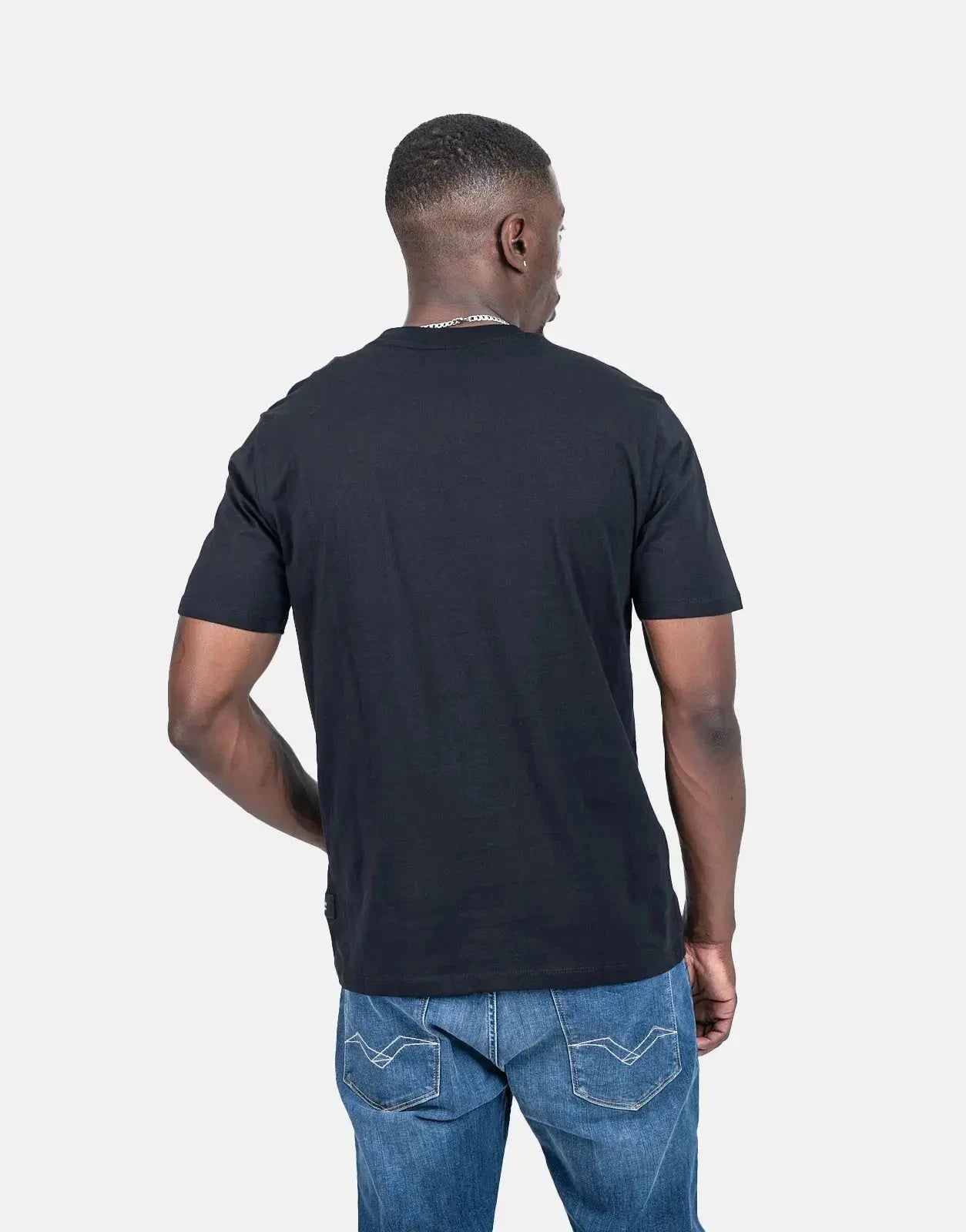 Replay Tonal R Badge T-Shirt Black - Subwear