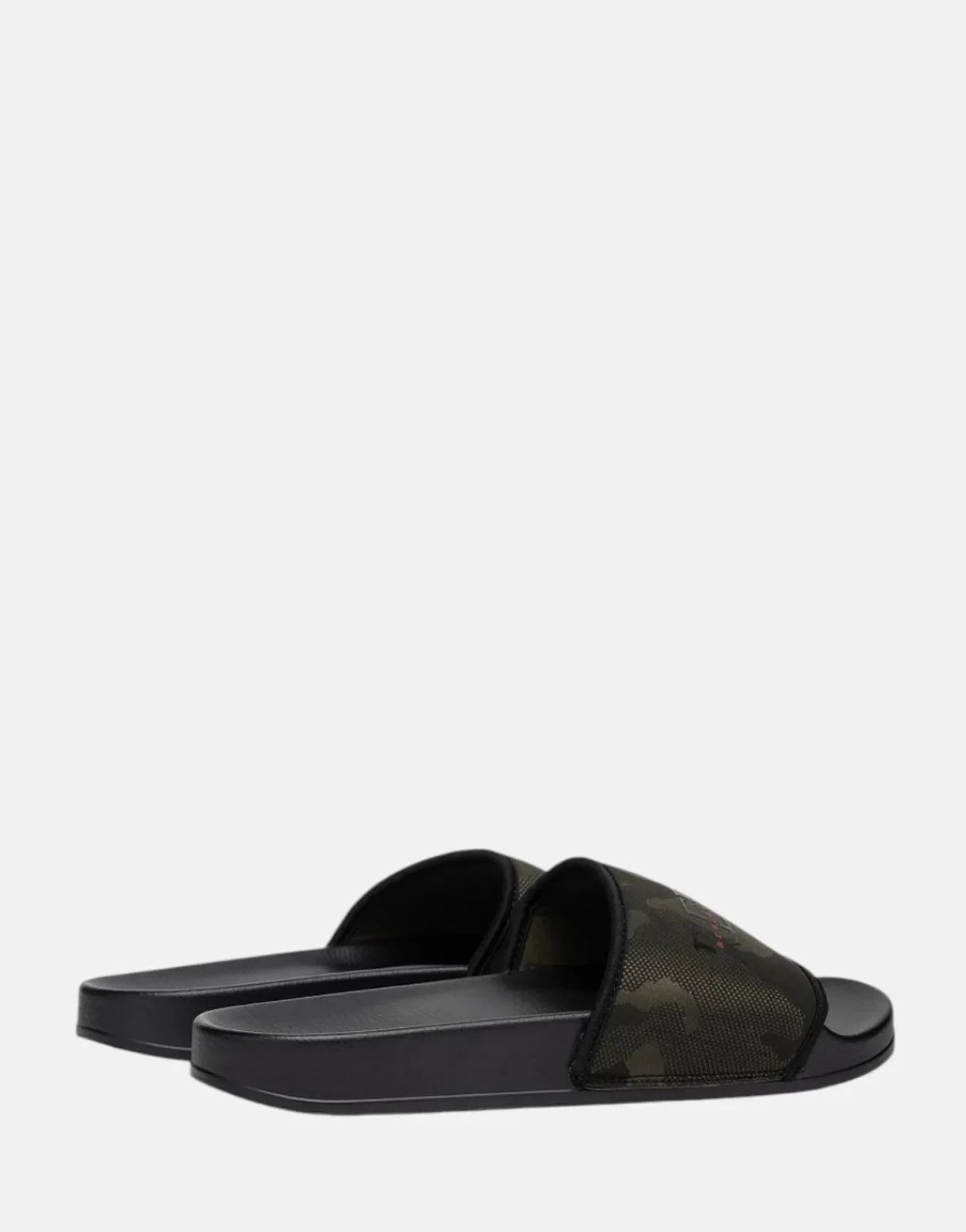 Replay Up Hidden Camo Green Slides - Subwear