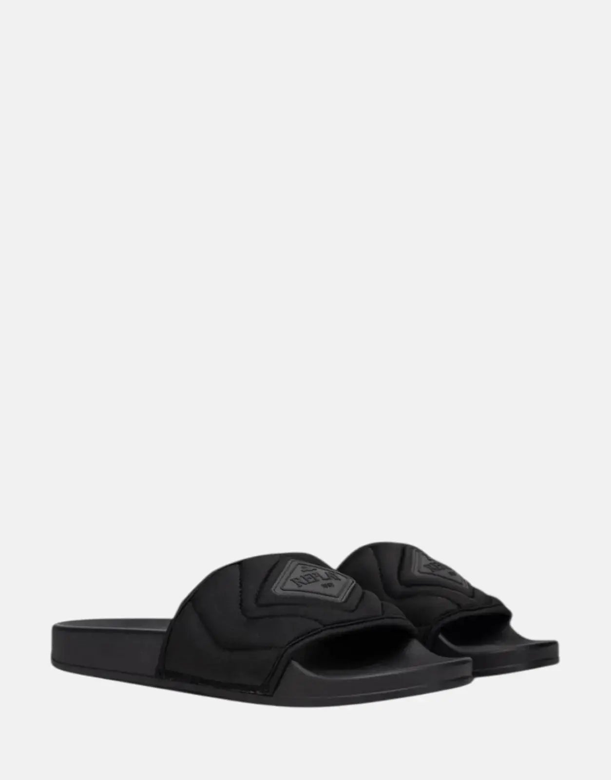 Replay Up Rhombus Black Slides - Subwear