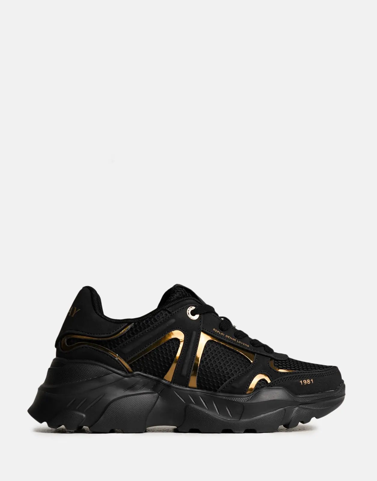 Replay Vanessa Couple Black Sneaker - Subwear
