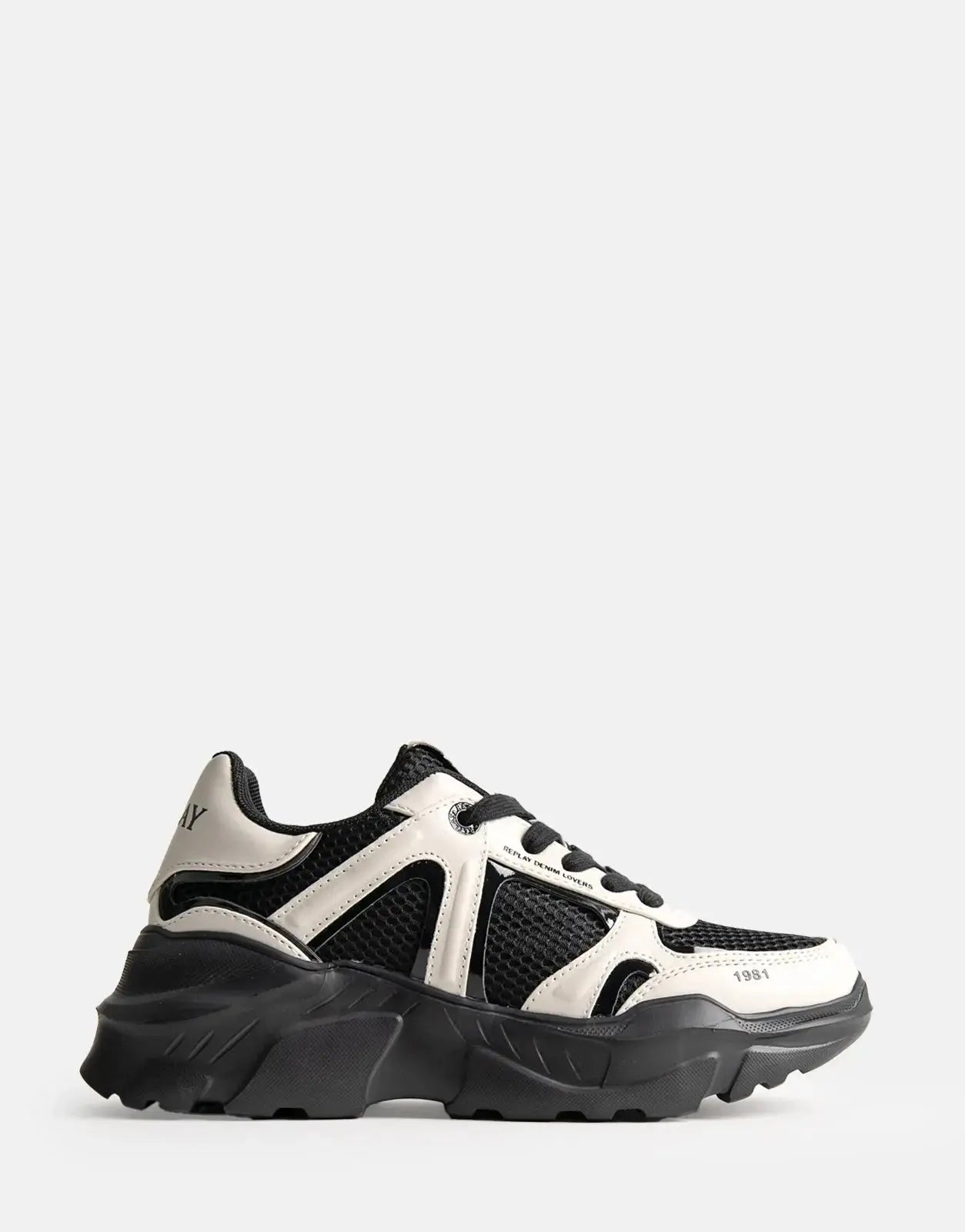 Replay Vanessa Couple Blk/Wht Sneaker - Subwear