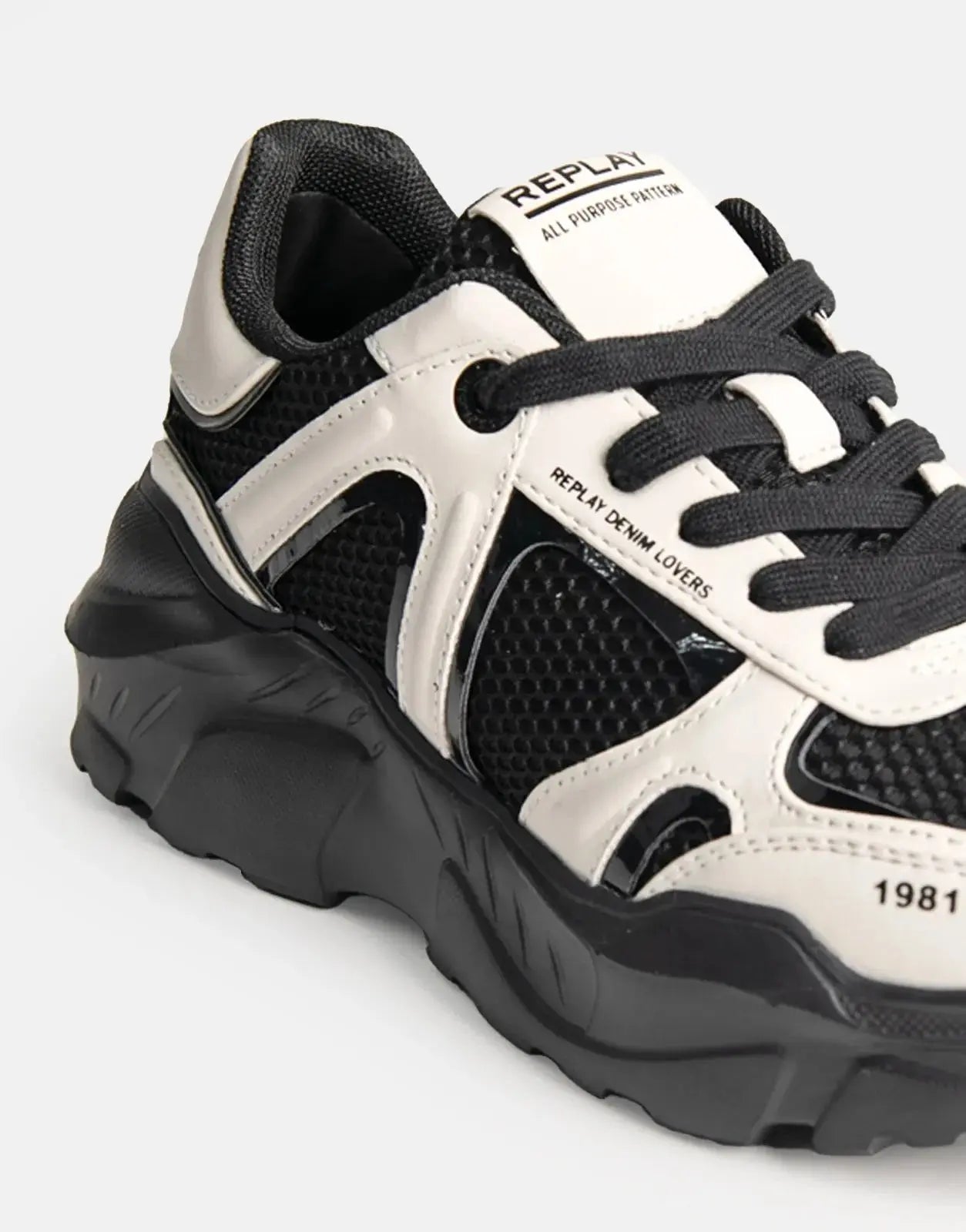 Replay Vanessa Couple Blk/Wht Sneaker - Subwear