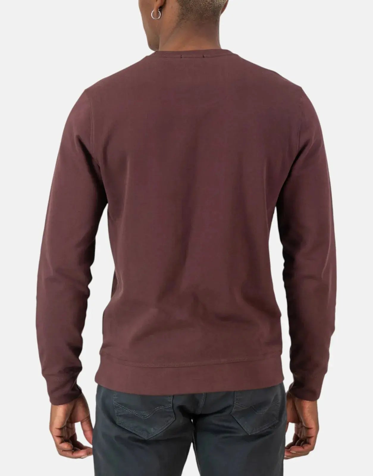 SPCC Collier Sweatshirt Dark Berry - Subwear