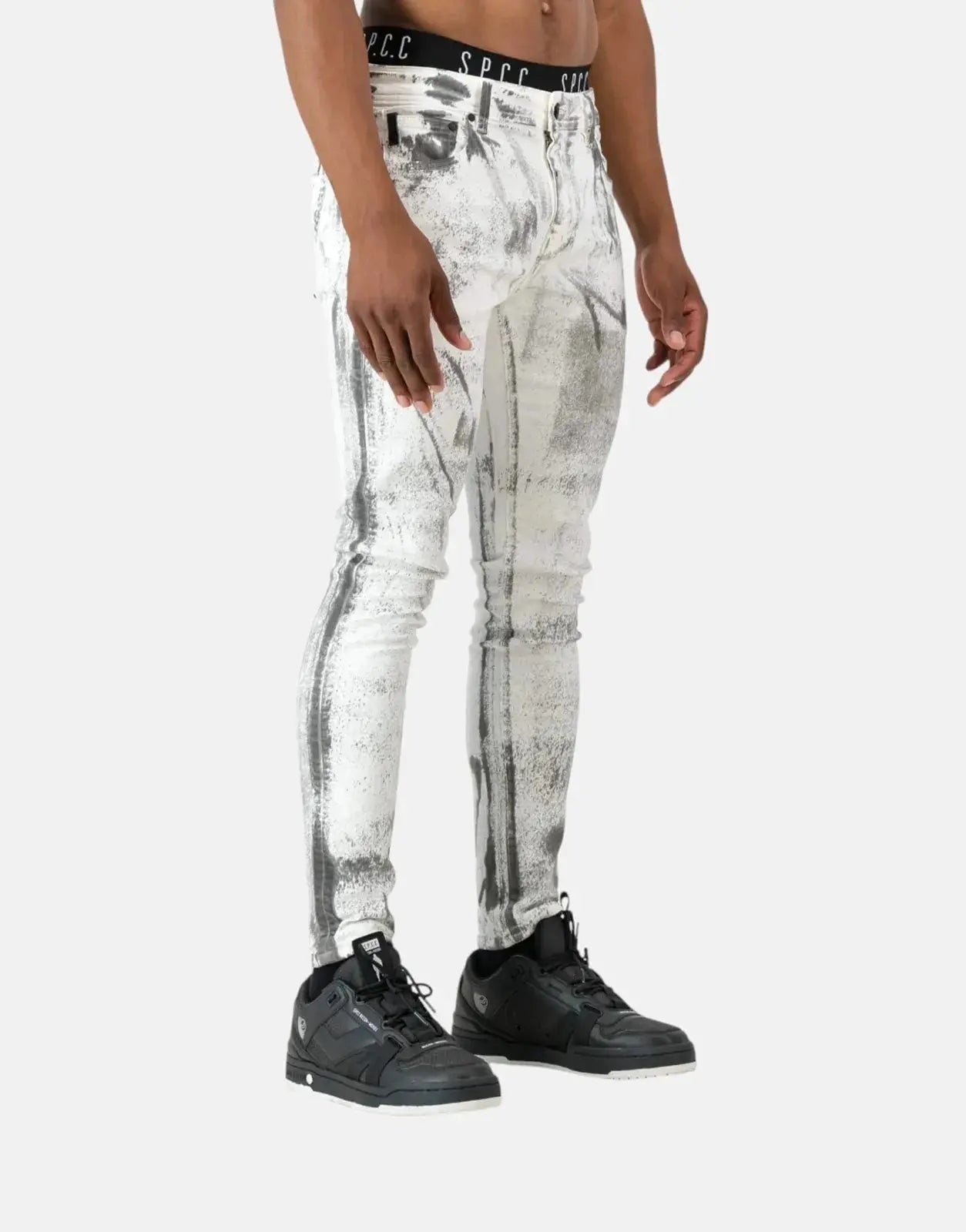 SPCC Fracture White Jeans - Subwear