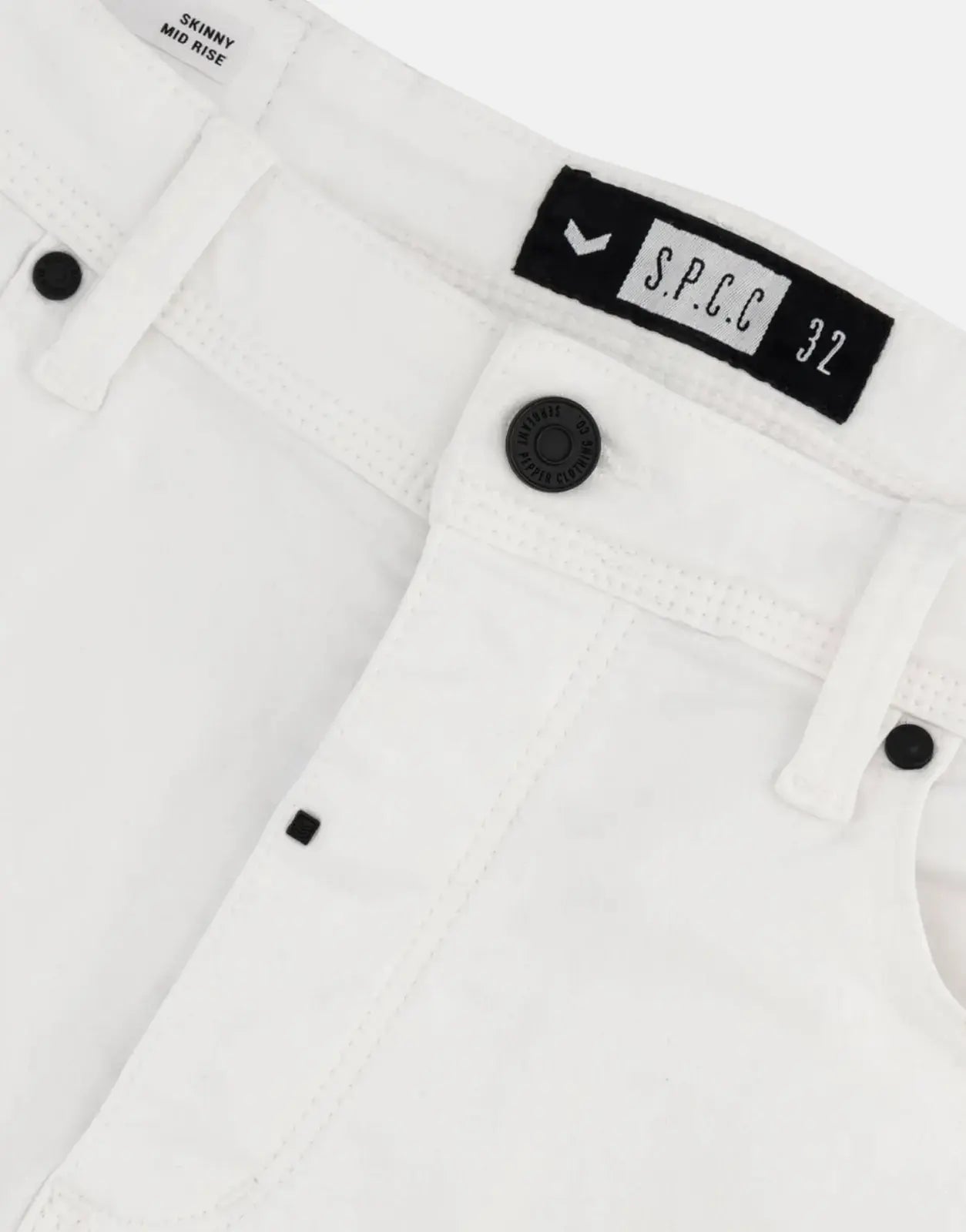 SPCC Mahura Woven White Shorts - Subwear