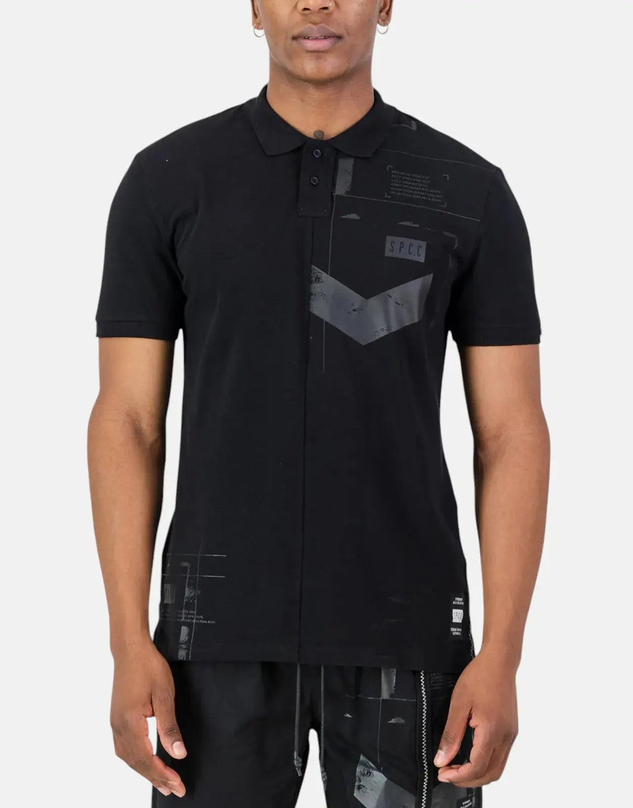 SPCC Orbit Black Golfer - Subwear