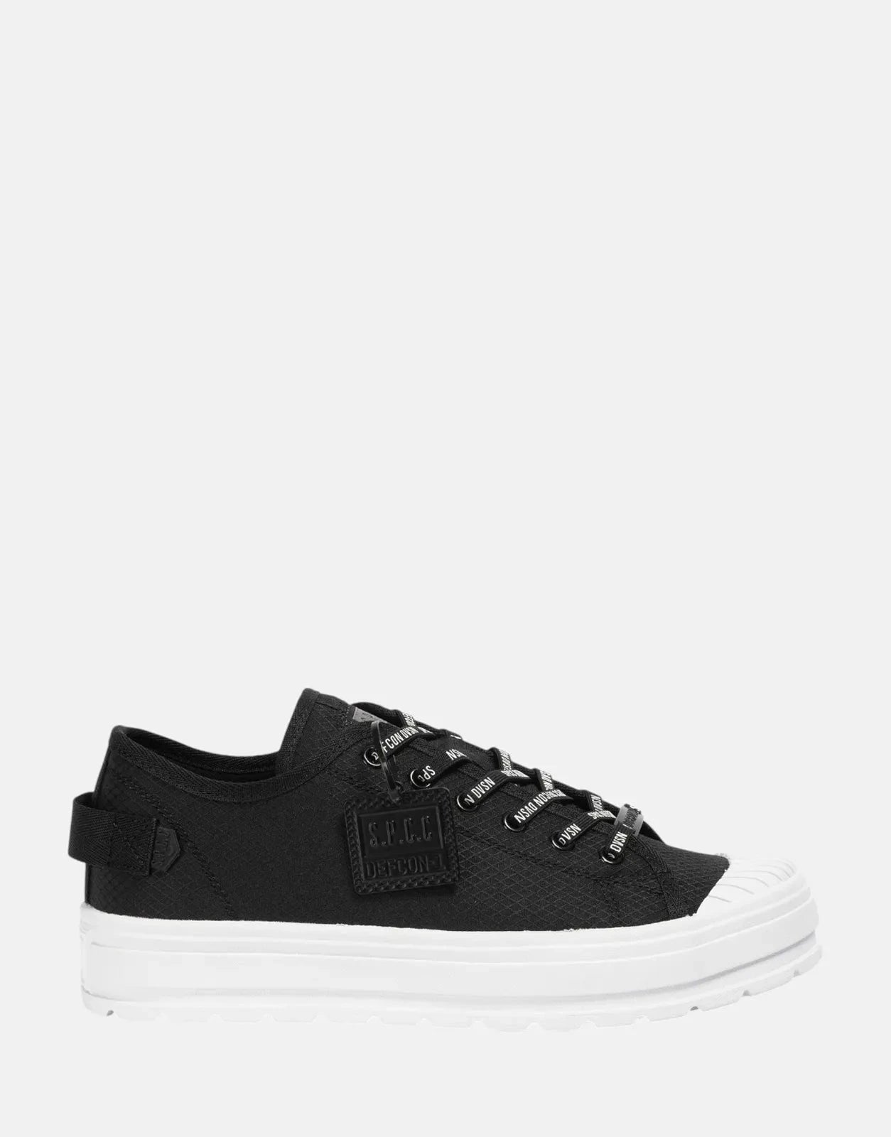SPCC Surge Defcon Lo Black/White Sneakers - Subwear