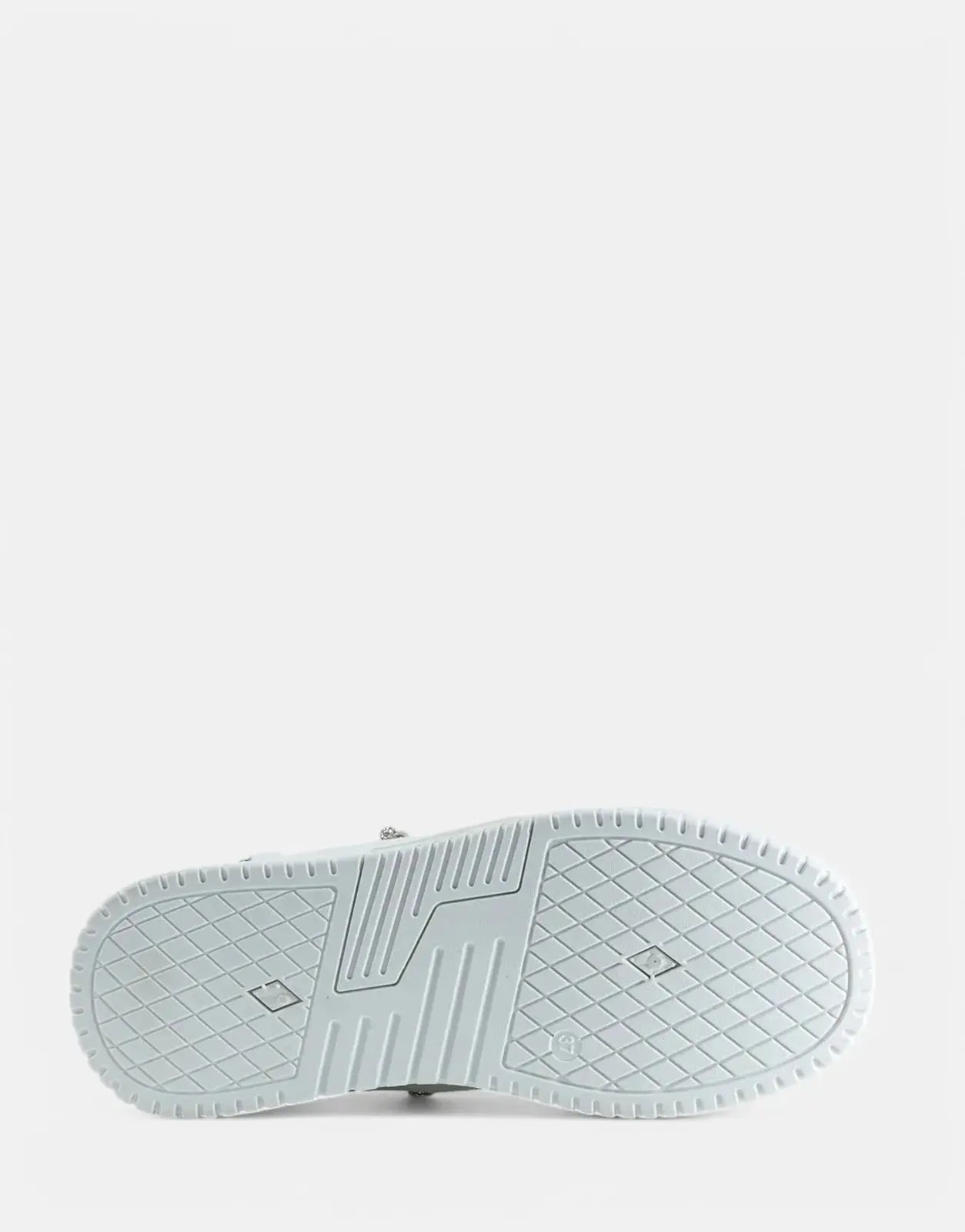 Sissy Boy Chunky White Diamante Band Sneakers - Subwear