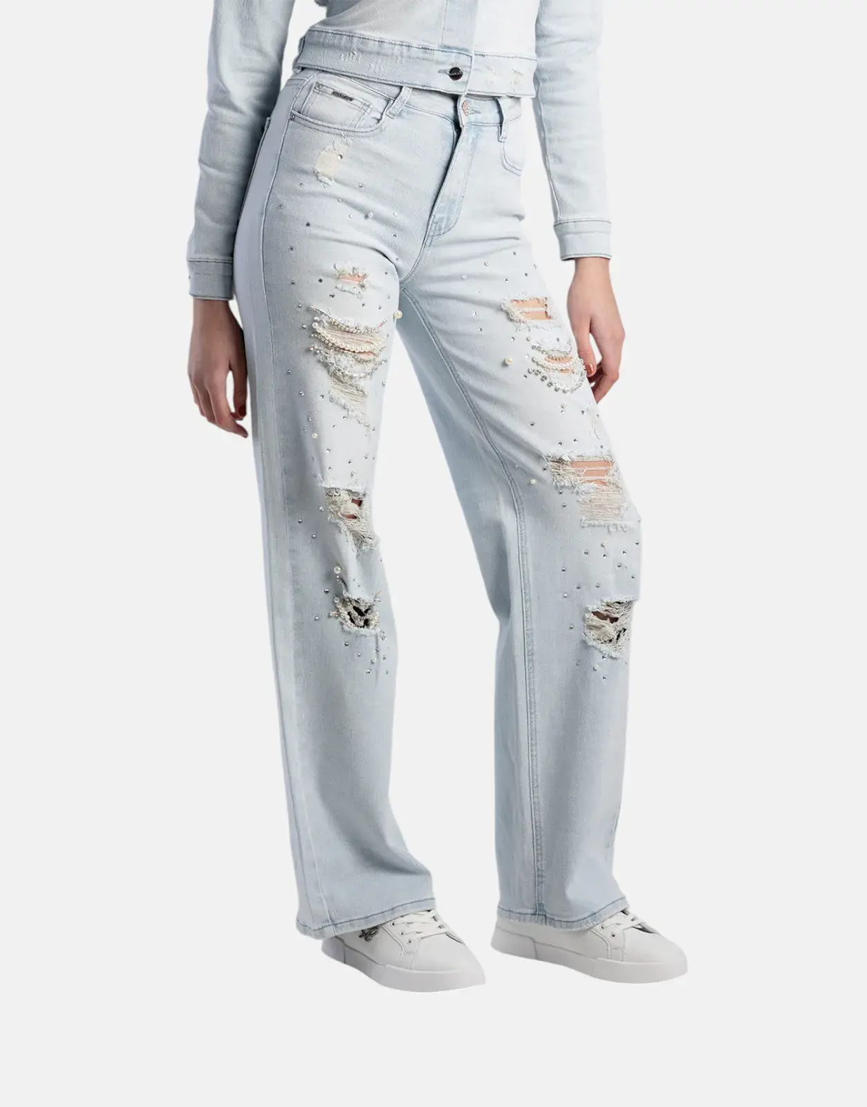 Sissy Boy High Waist Wide Leg Jeans Lt Vintage - Subwear