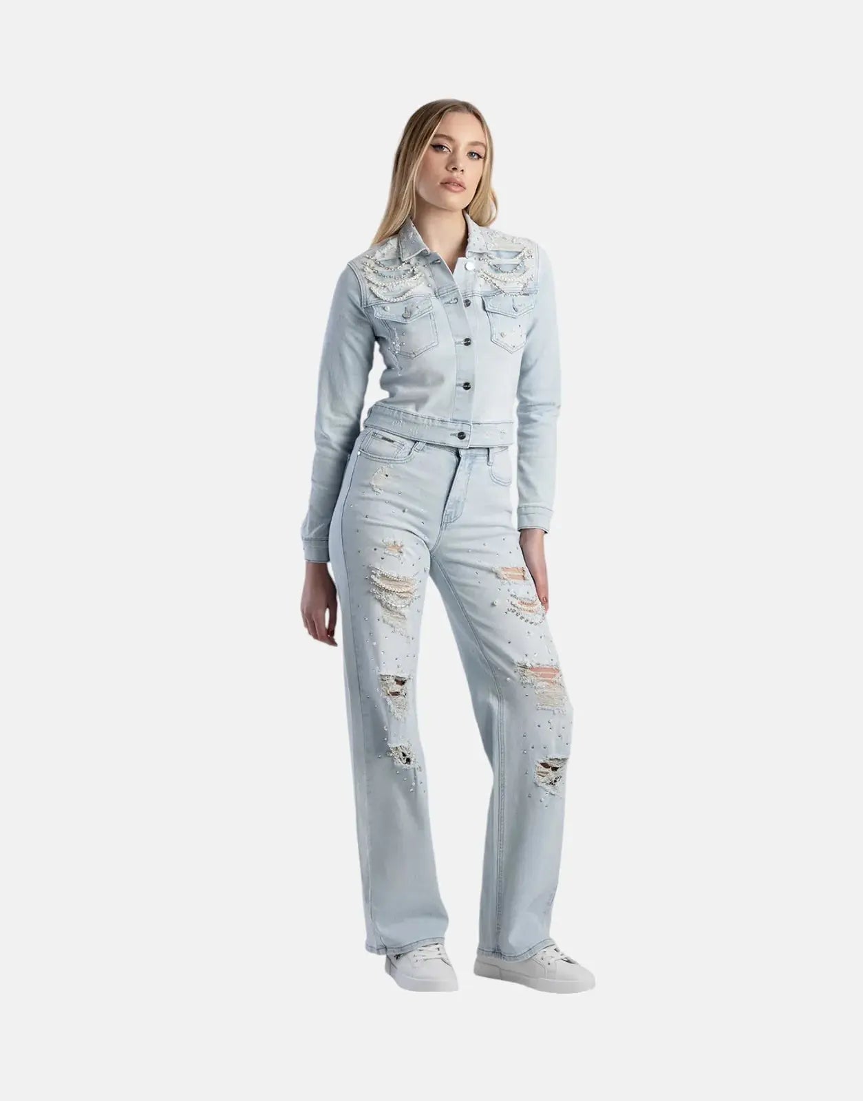 Sissy Boy High Waist Wide Leg Jeans Lt Vintage - Subwear
