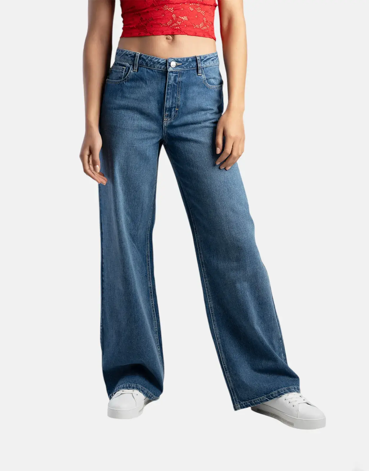 Sissy Boy Low Waist Baggy Jeans Med Vintage - Subwear