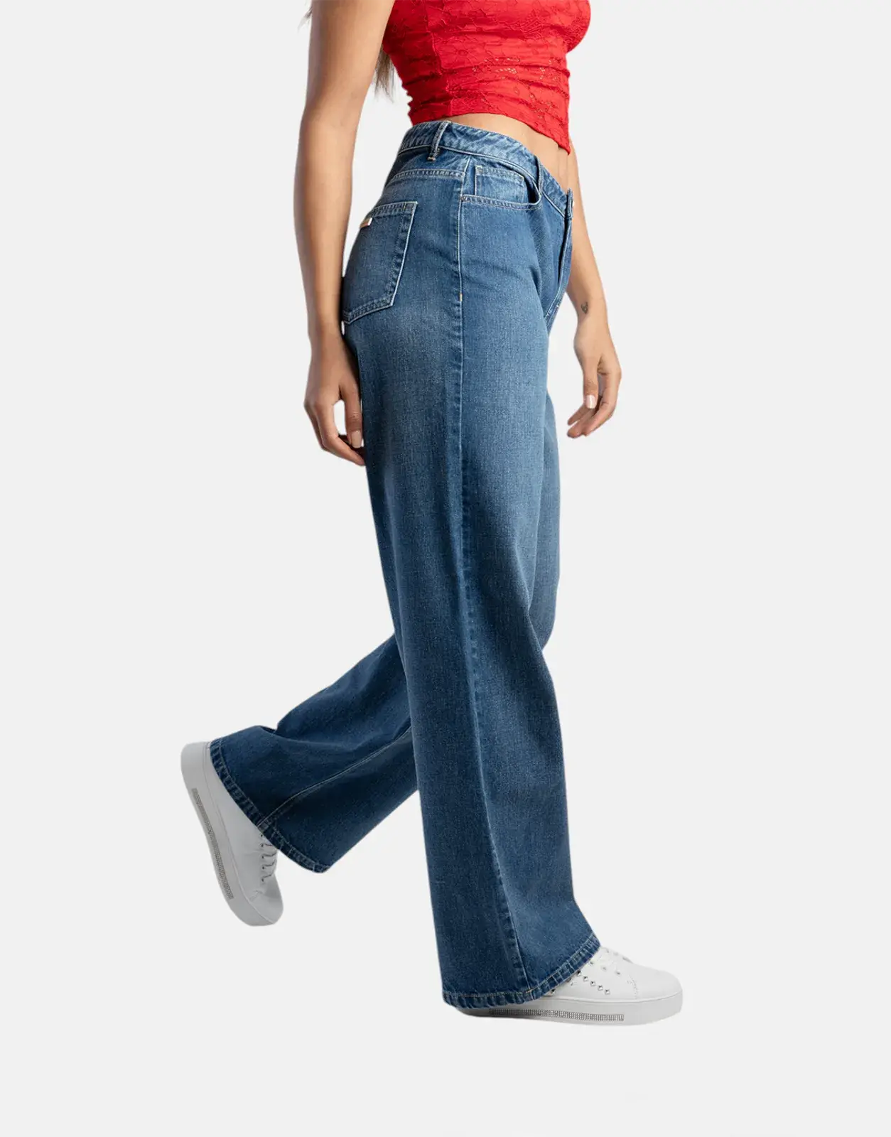 Sissy Boy Low Waist Baggy Jeans Med Vintage - Subwear