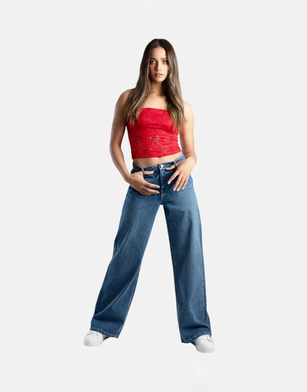 Sissy Boy Low Waist Baggy Jeans Med Vintage - Subwear