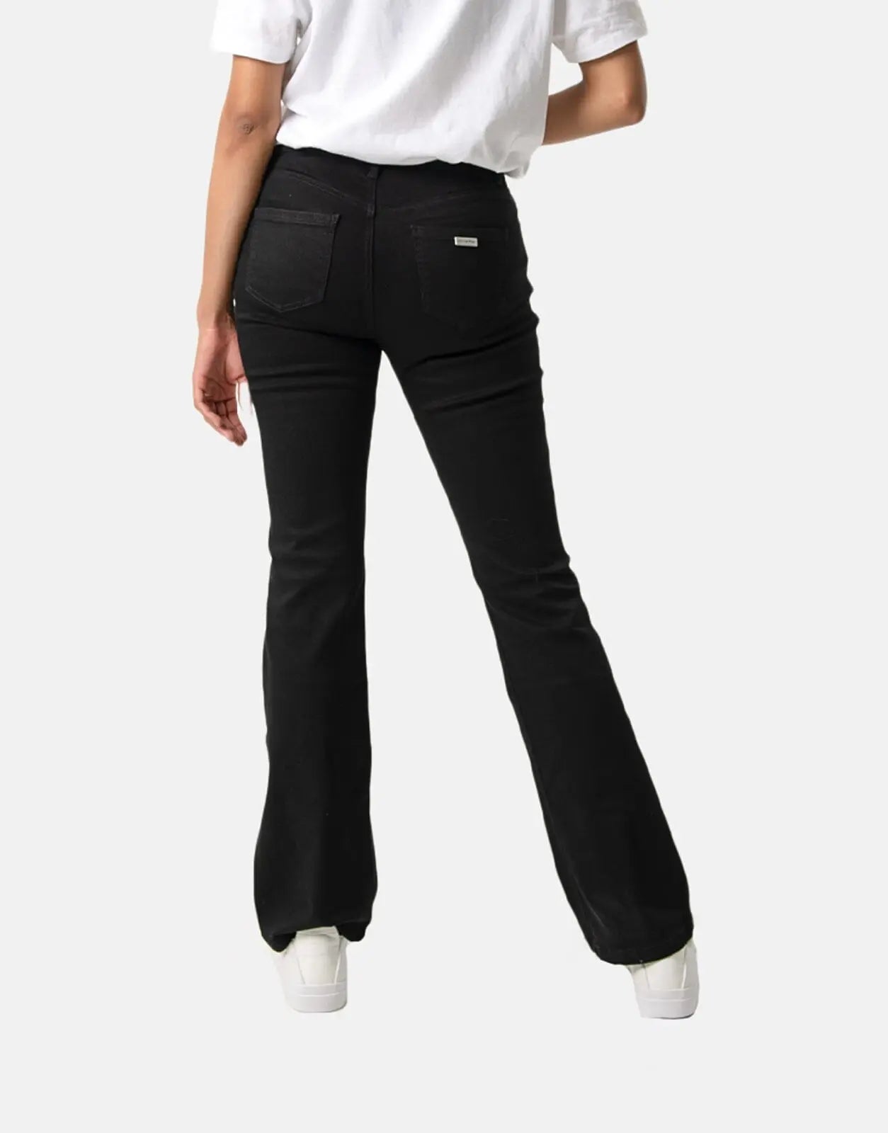 Sissy Boy Mid Rise Bootleg Black Jeans - Subwear