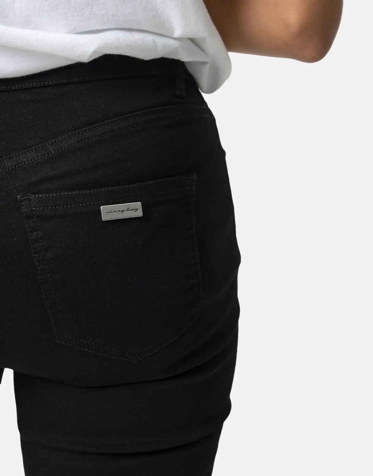 Sissy Boy Mid Rise Bootleg Black Jeans - Subwear