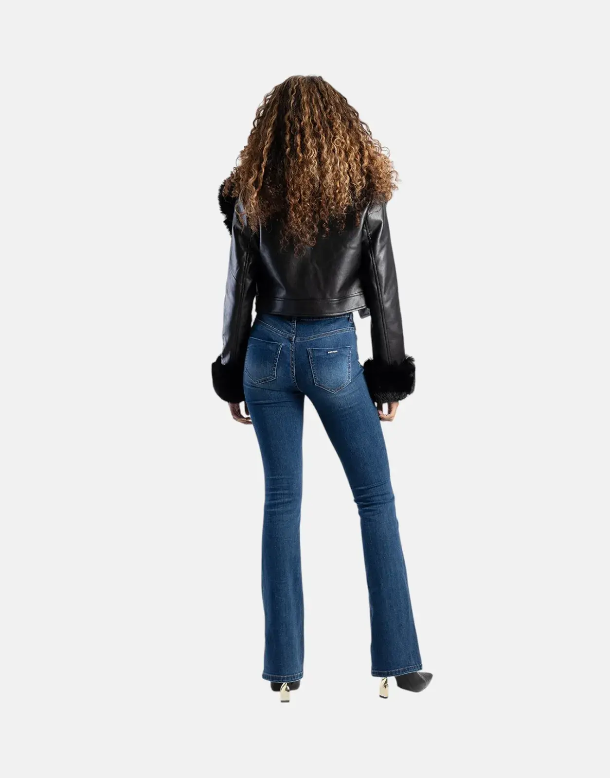 Sissy Boy Mid Waist Bootleg Jeans Med Vantage - Subwear