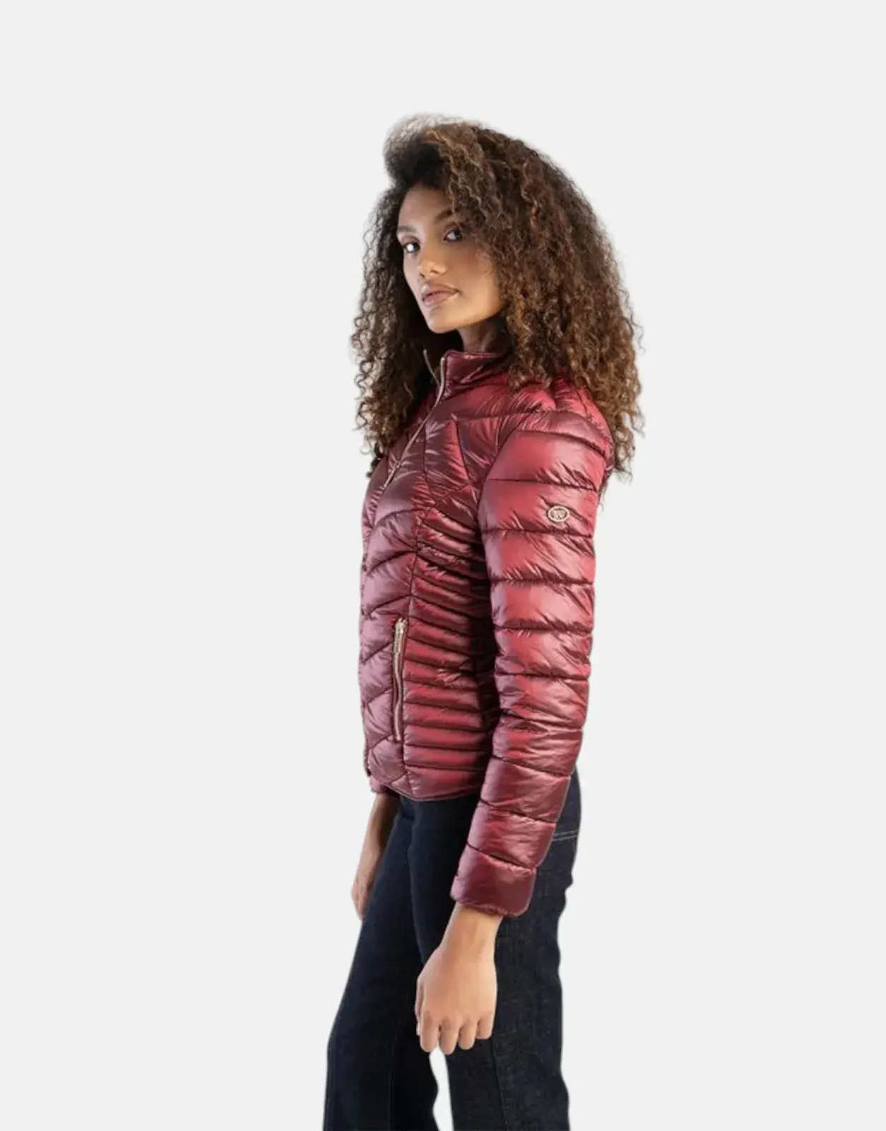 Sissy Boy Ravillla Puffer Jacket Burgundy - Subwear