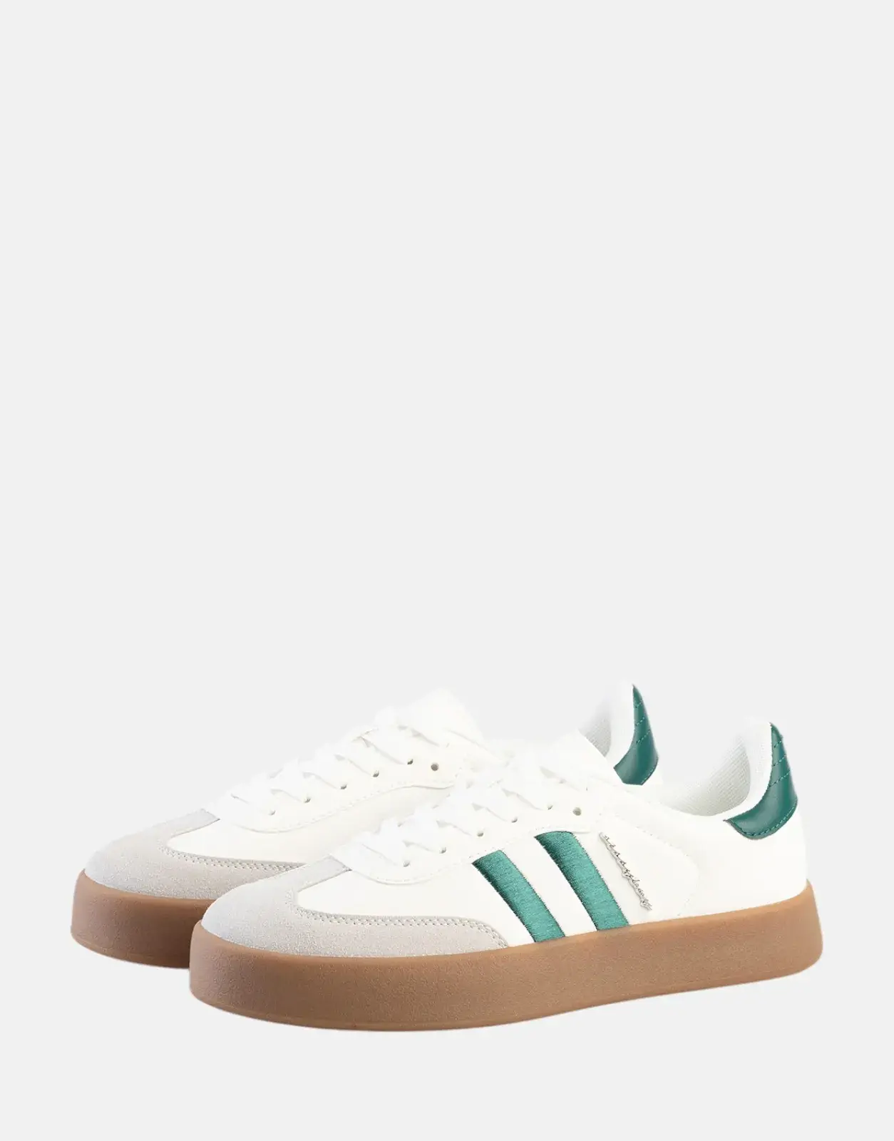 Sissy Boy Stitch Fabric White Gum Outsole Sneakers - Subwear