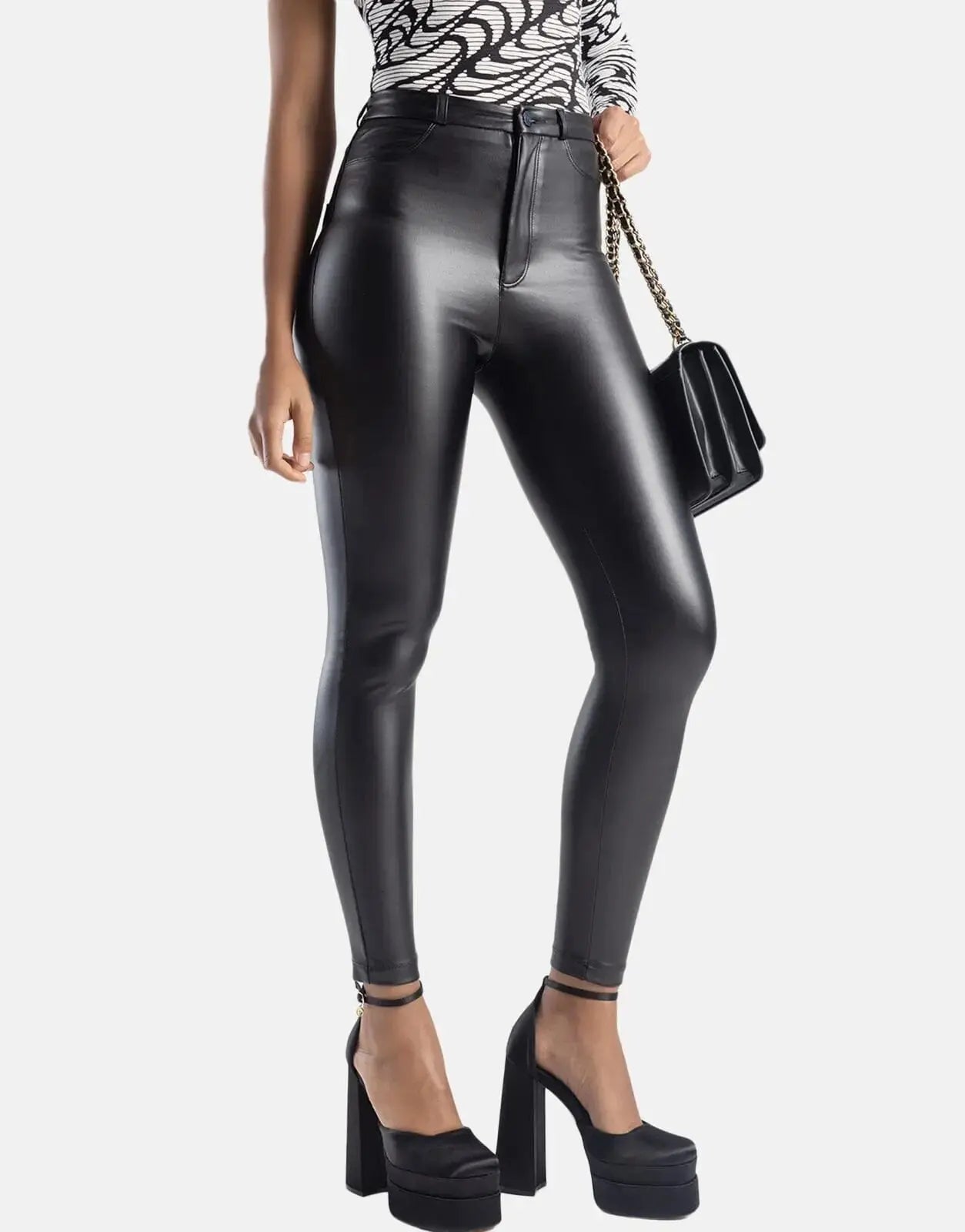 Sissy Boy Super High Rise Leather Jeans - Subwear