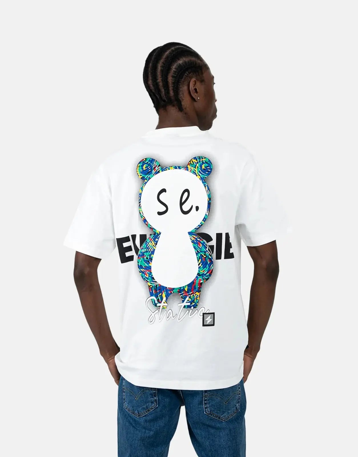 Static Energie Gruner White T-Shirt - Subwear