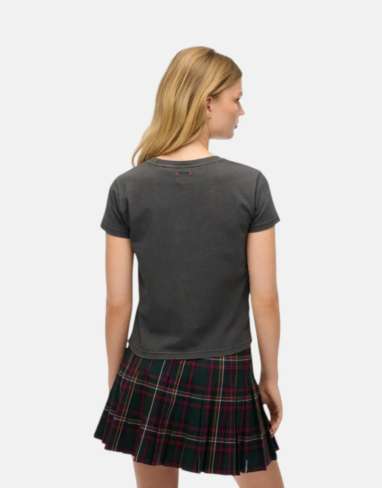 Superdry Athletic Graphic Fitted Charcoal T-Shirt - Subwear