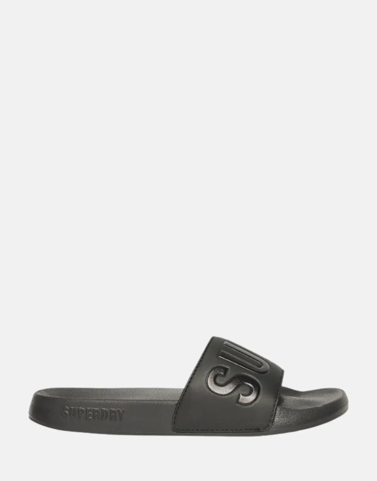 Superdry City Luxe Ebony Pool Slides - Subwear