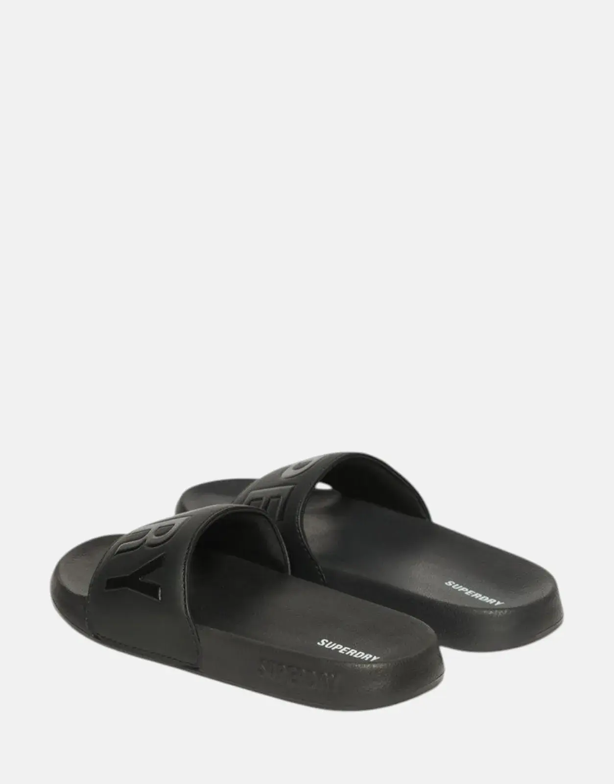 Superdry City Luxe Ebony Pool Slides - Subwear