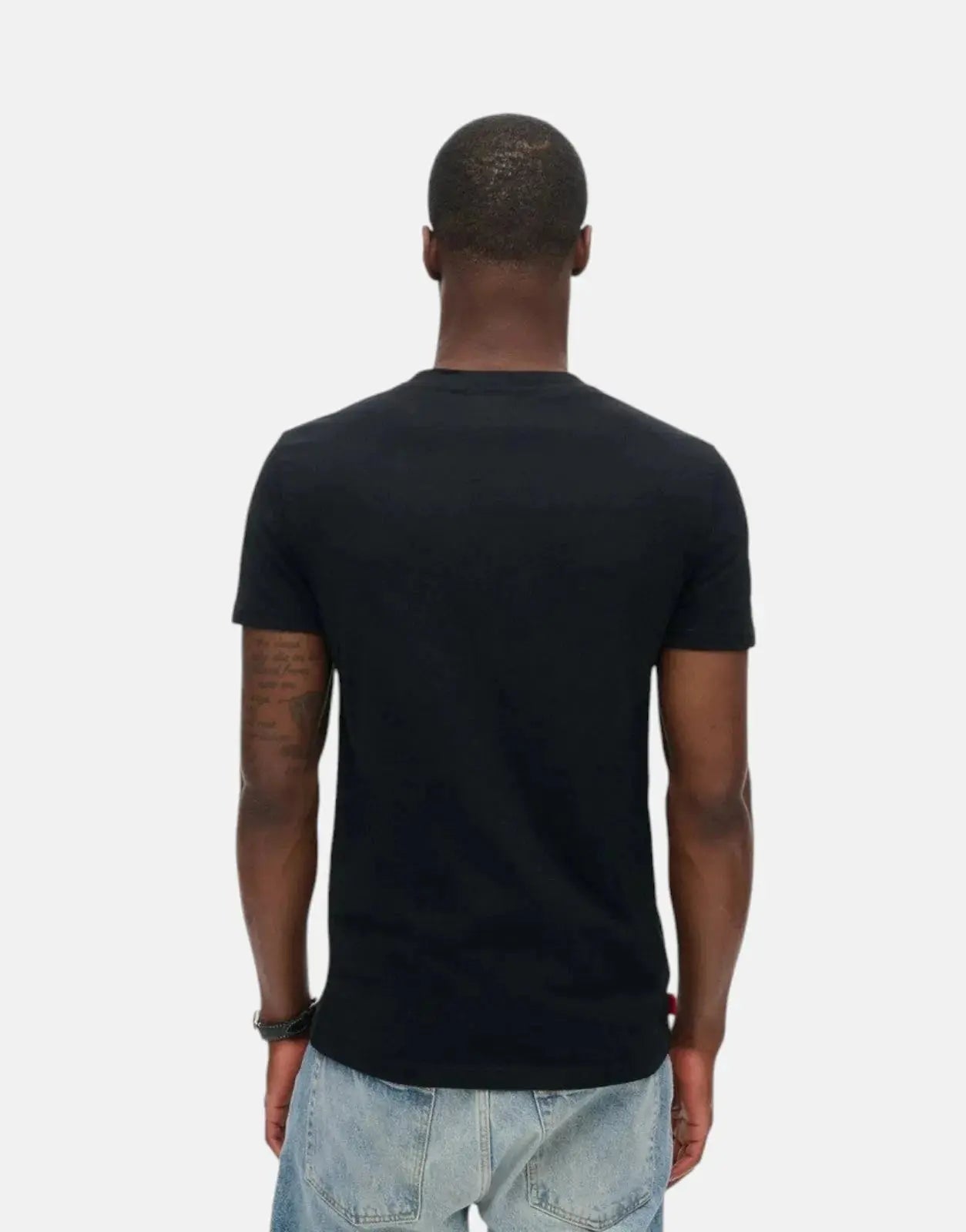Superdry Essential Contrast Black Emb T-Shirt - Subwear