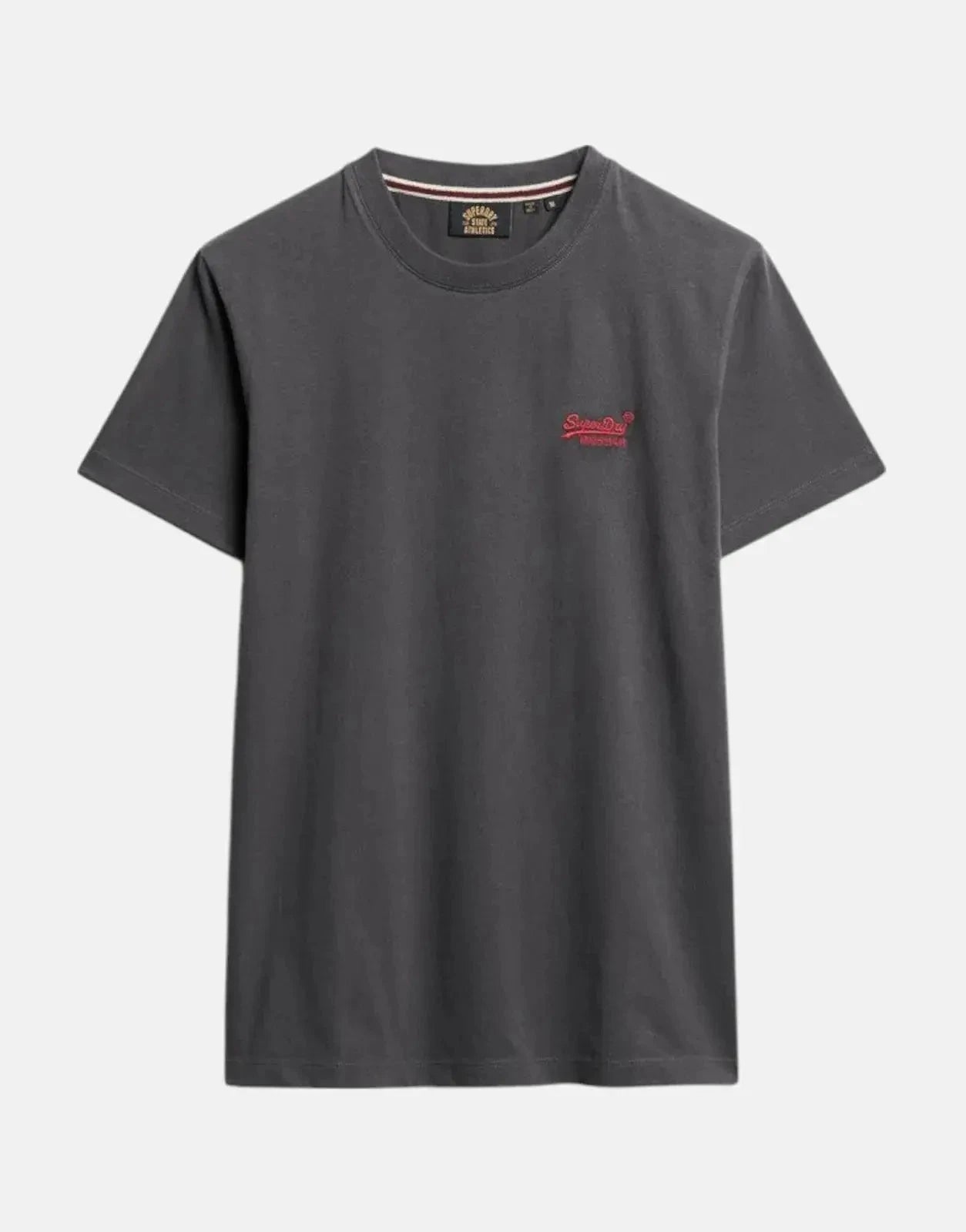 Superdry Essential Logo EMB Graphite Black T-Shirt - Subwear