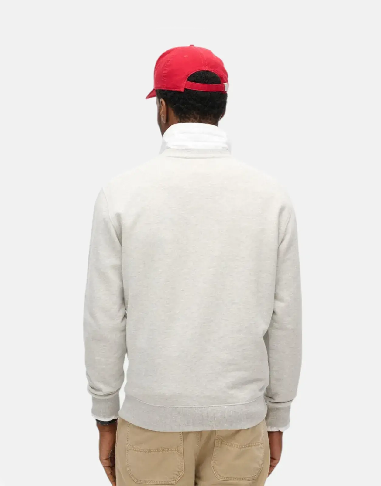 Superdry Essential Logo Glacier Grey Marl Sweatshirt - Subwear